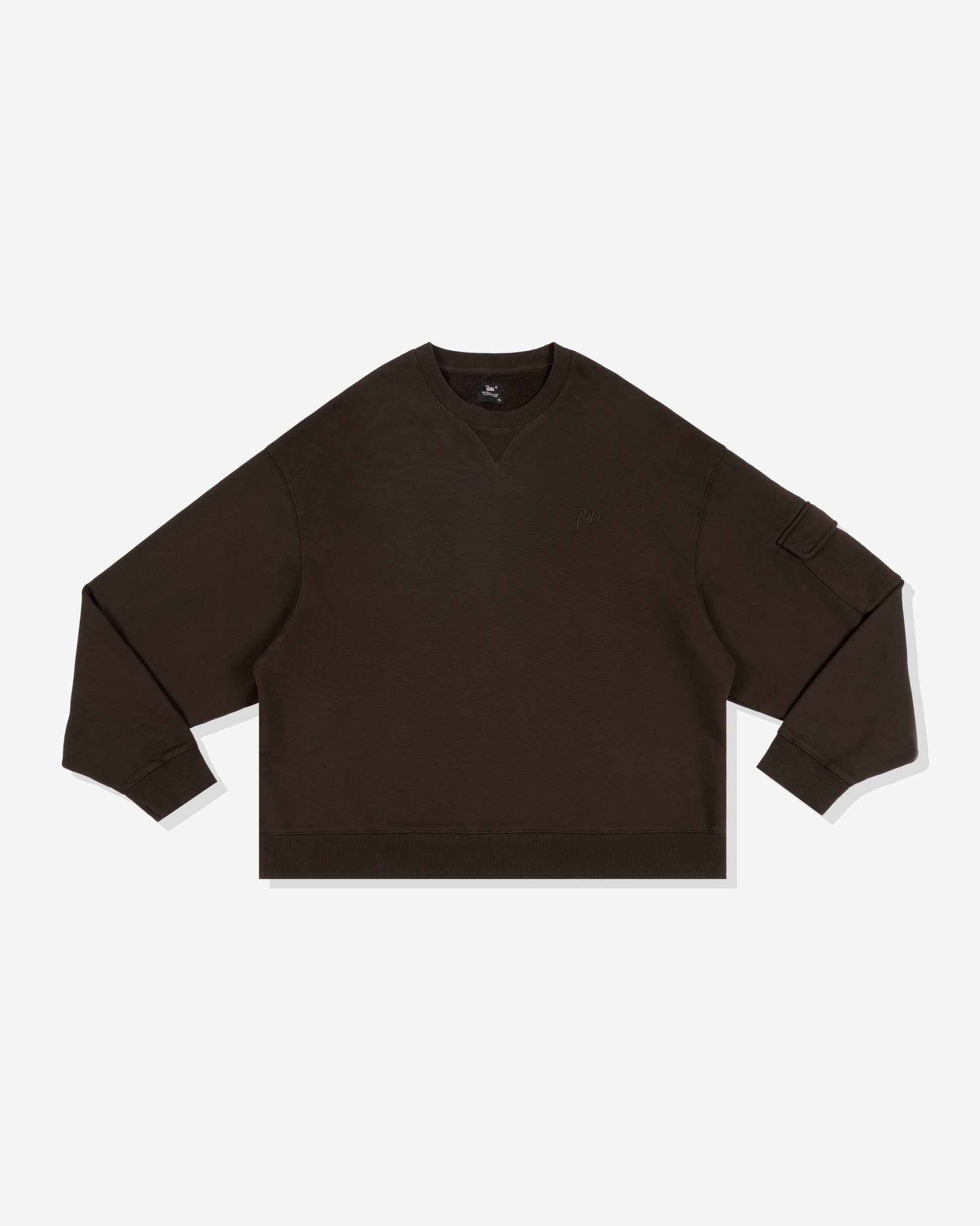 Undefeated Clothing - PATTA BASIC PIGMENT DYE POCKET CREWNECK - DELICIOSO
