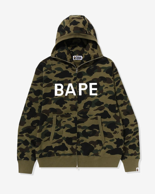 Undefeated Clothing - BAPE 1ST CAMO BALACLAVA FULL ZIP HOODIE