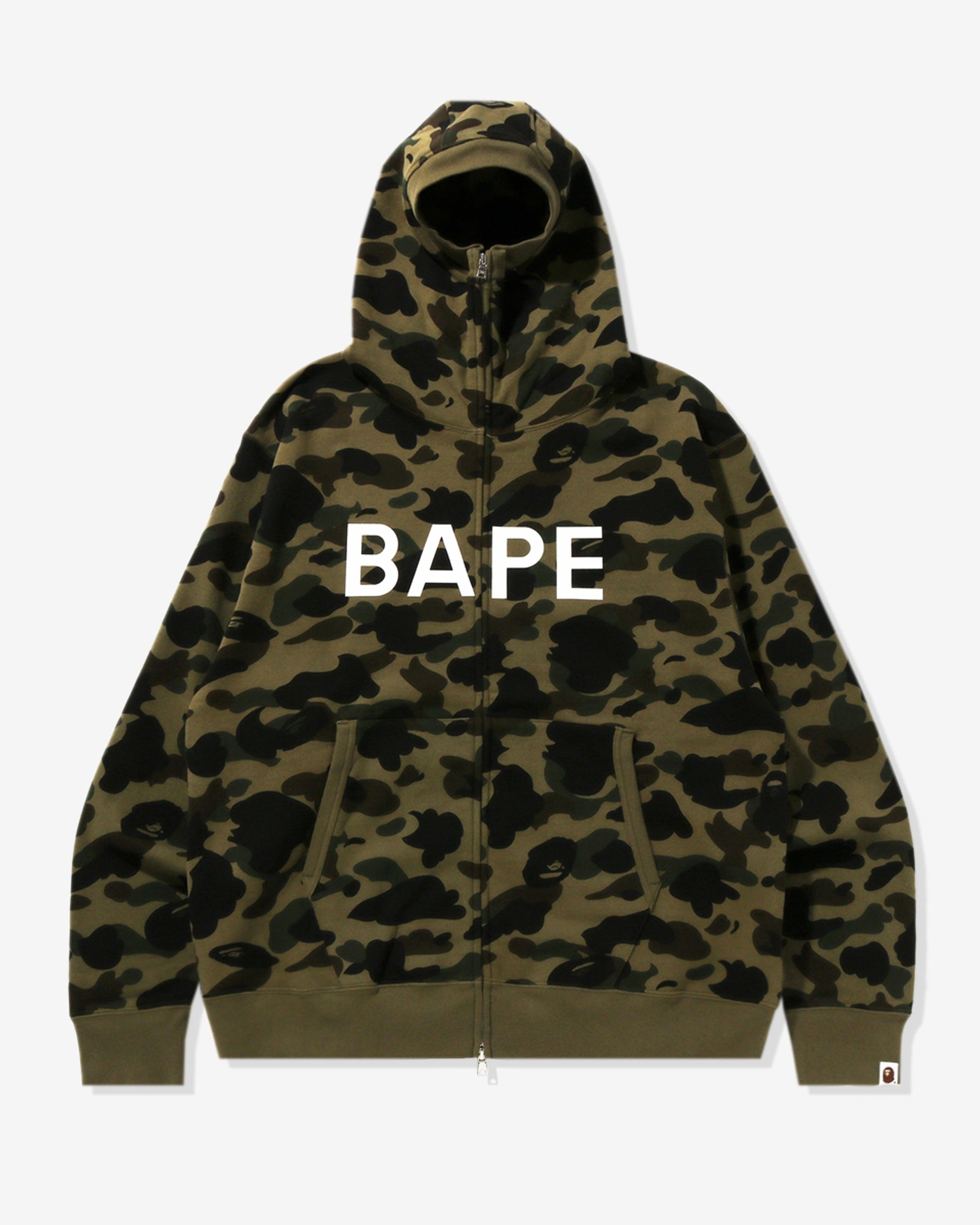 Undefeated Clothing - BAPE 1ST CAMO BALACLAVA FULL ZIP HOODIE