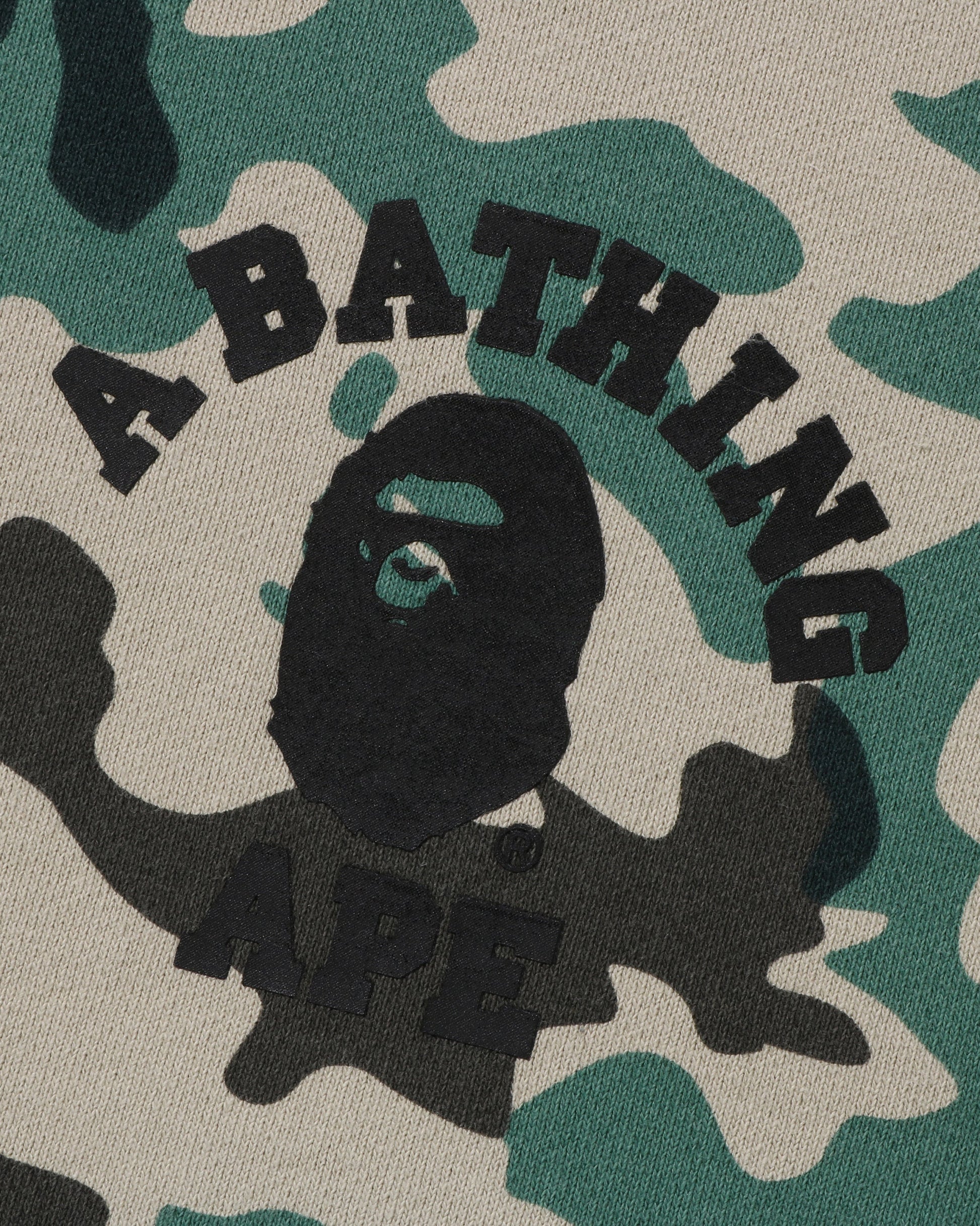 Undefeated Clothing - BAPE WOODLAND CAMO LOOSE FIT FULL ZIP HOODIE - OLIVE