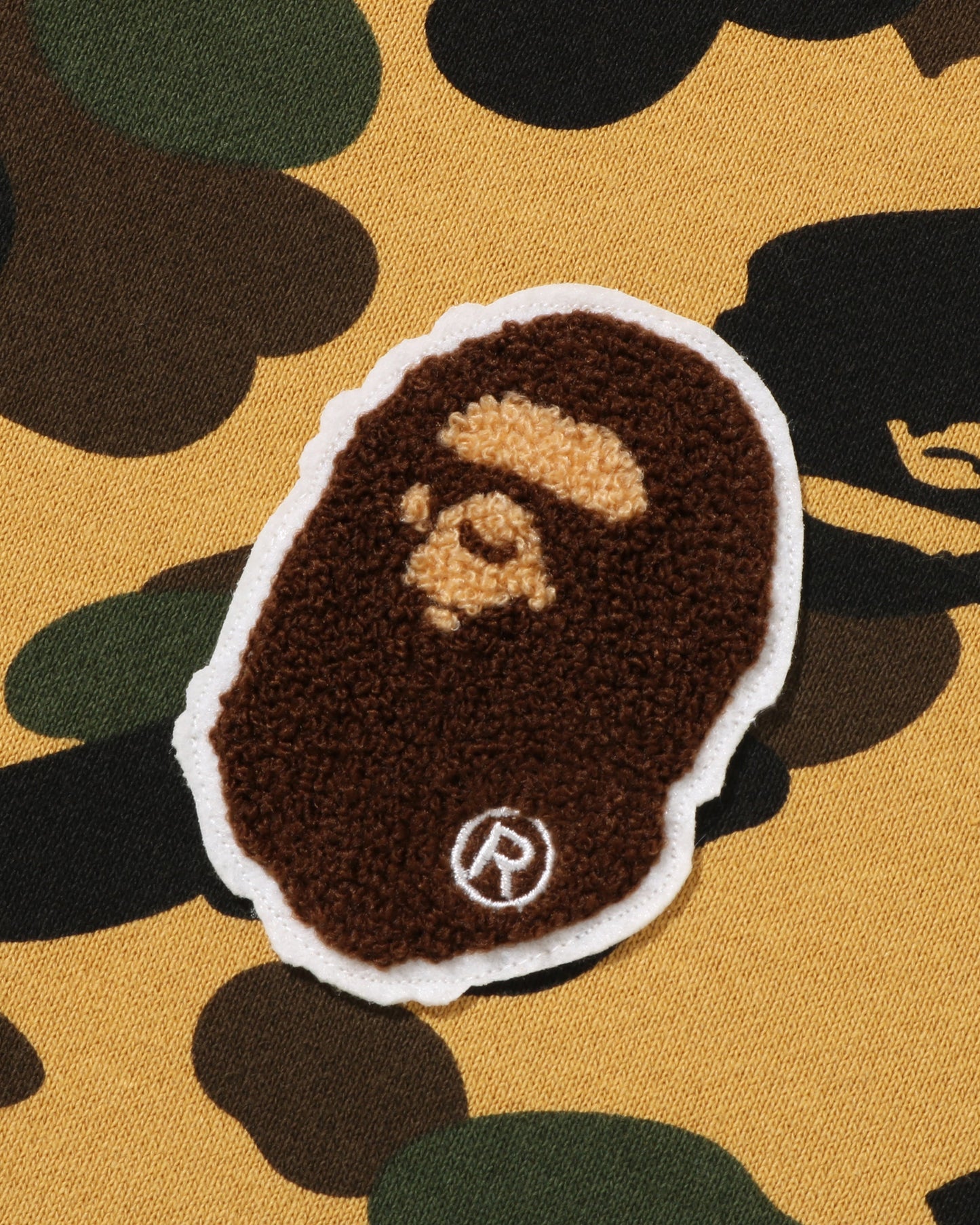 Undefeated Clothing - BAPE 1ST CAMO APE HEAD PATCHED FULL ZIP HOODIE