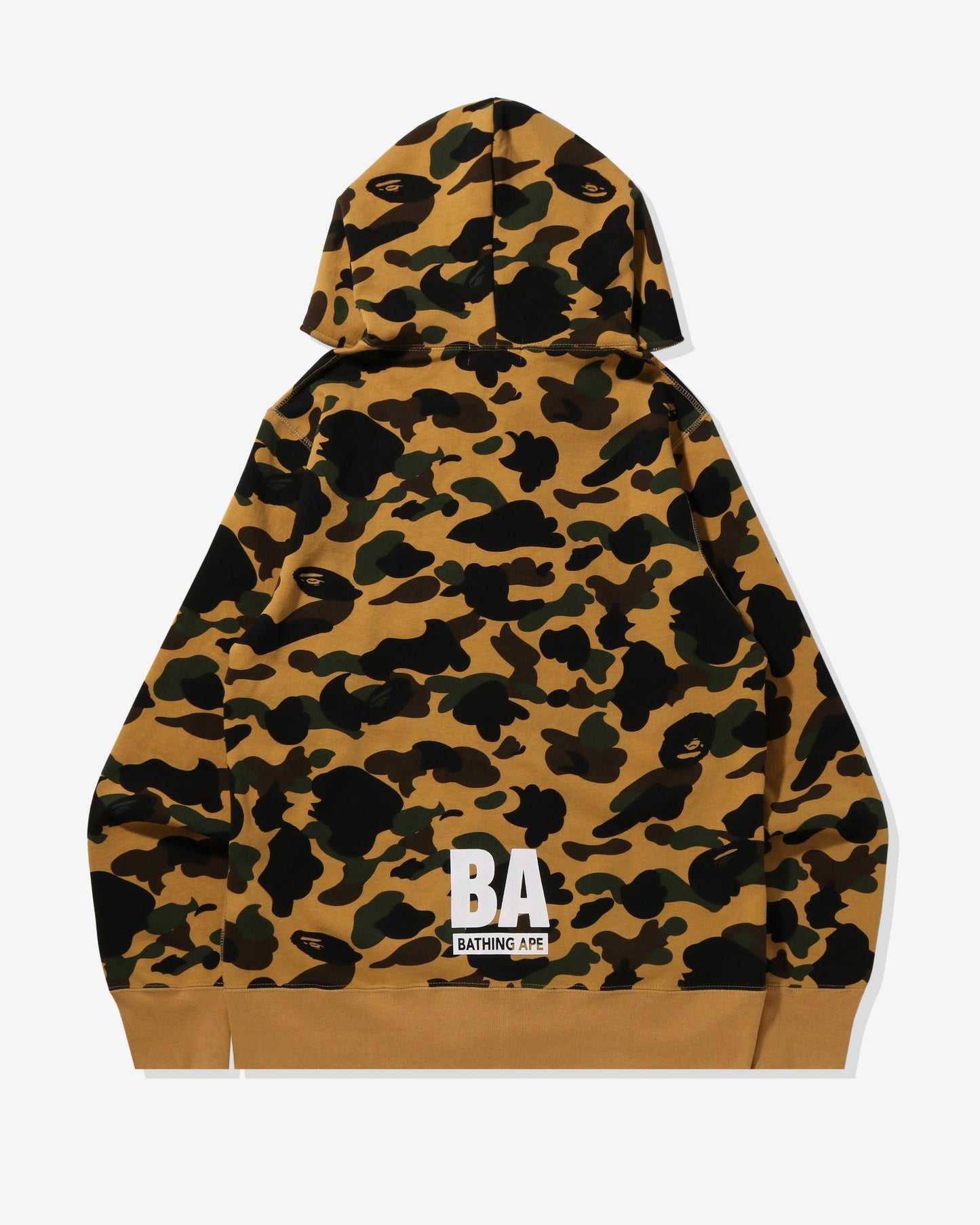 Undefeated Clothing - BAPE 1ST CAMO BAPE FULL ZIP HOODIE - YELLOW