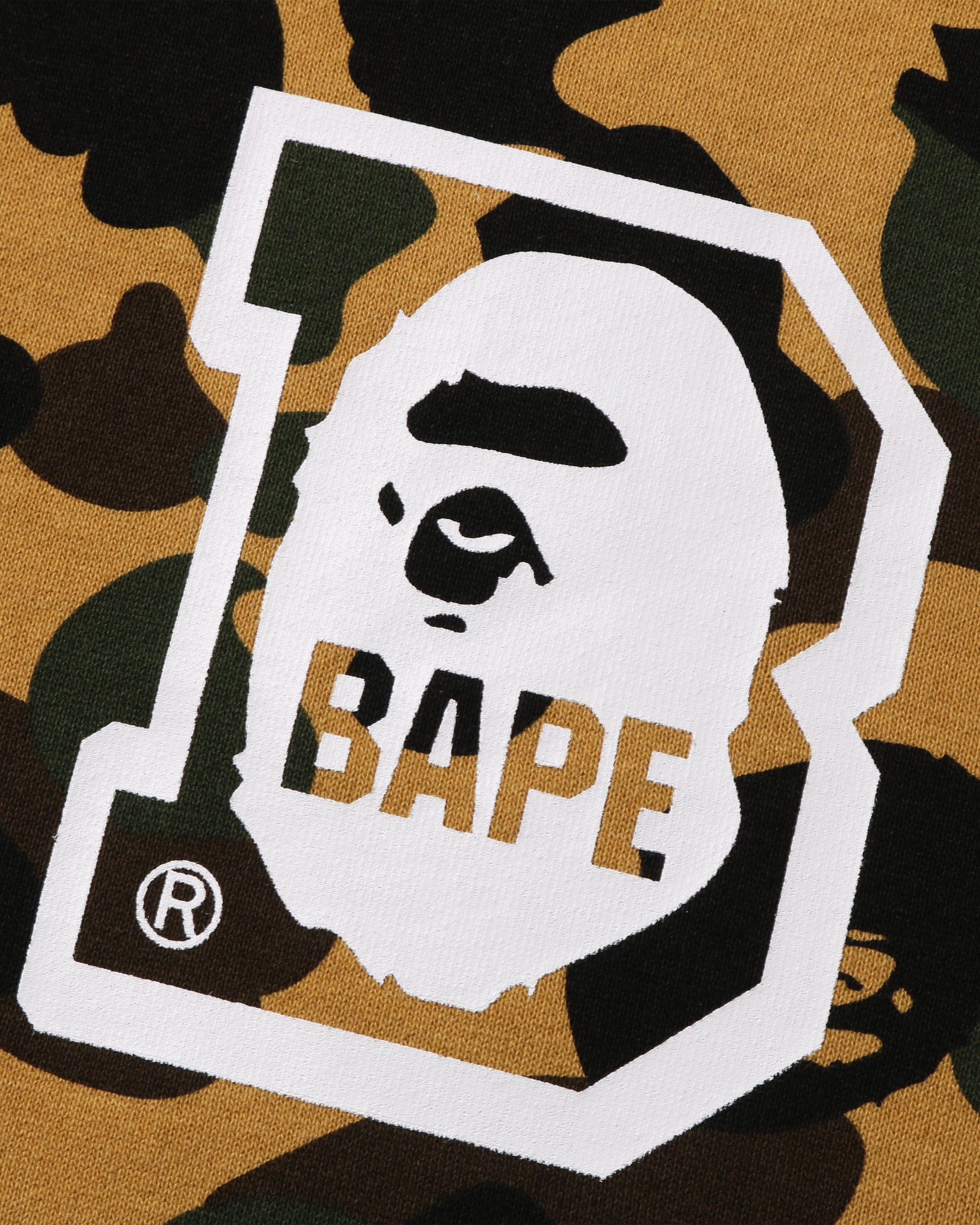 Undefeated Clothing - BAPE 1ST CAMO BAPE FULL ZIP HOODIE - YELLOW