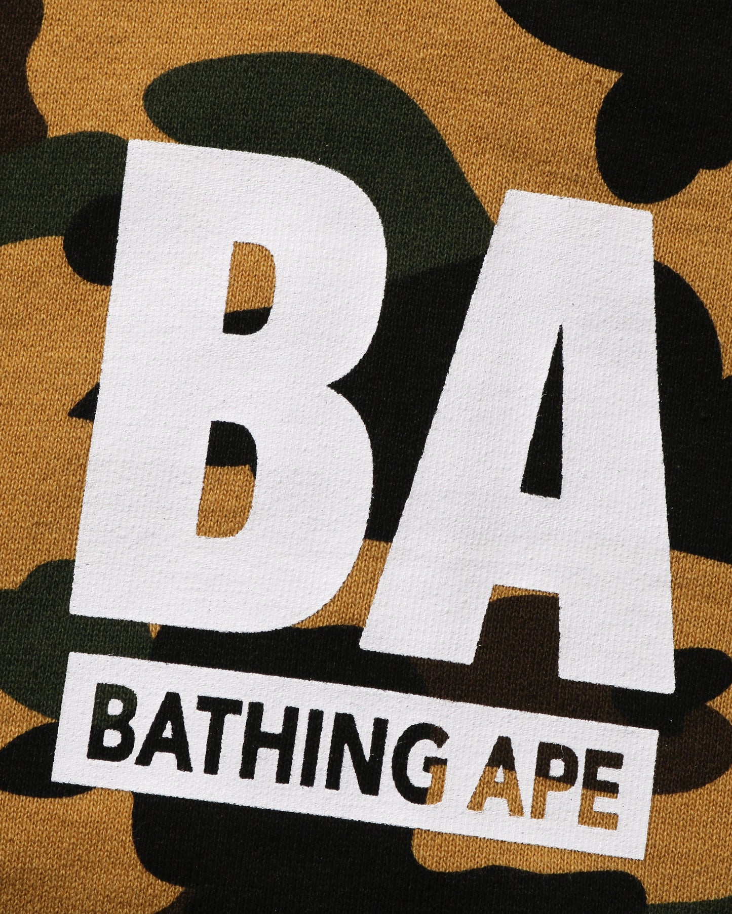 Undefeated Clothing - BAPE 1ST CAMO BAPE FULL ZIP HOODIE - YELLOW