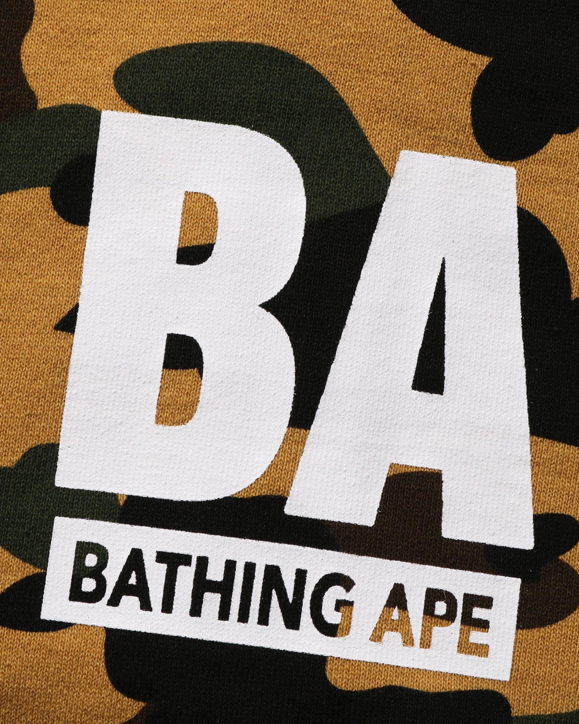 Undefeated Clothing - BAPE 1ST CAMO BAPE FULL ZIP HOODIE - YELLOW
