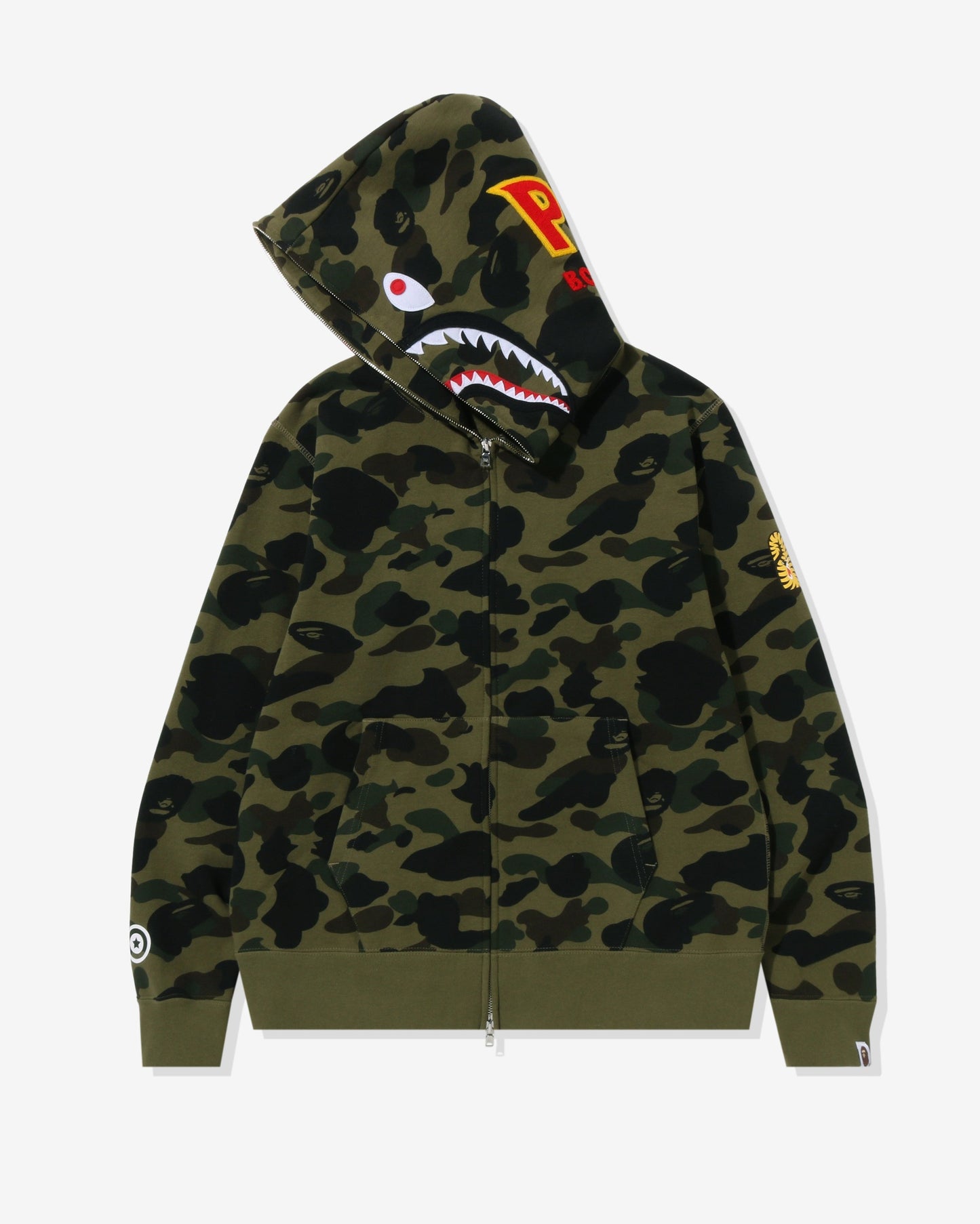 Undefeated Clothing - BAPE 1ST CAMO SHARK FULL ZIP HOODIE
