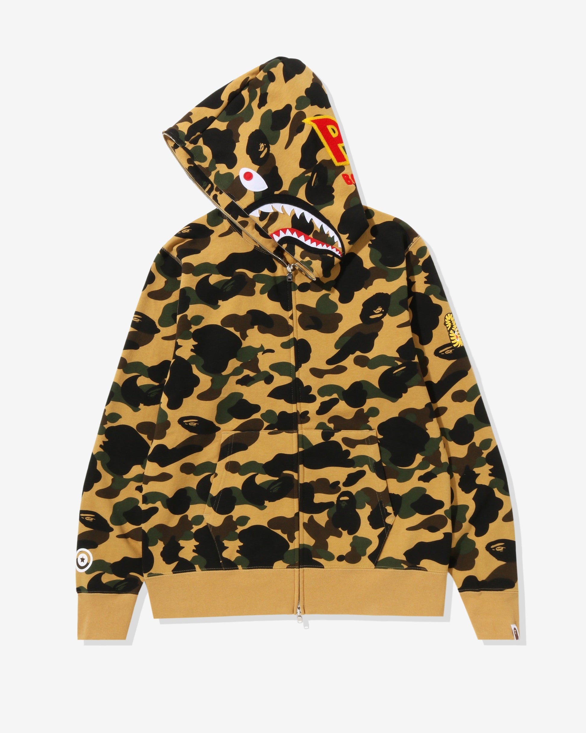 Undefeated Clothing - BAPE 1ST CAMO SHARK FULL ZIP HOODIE