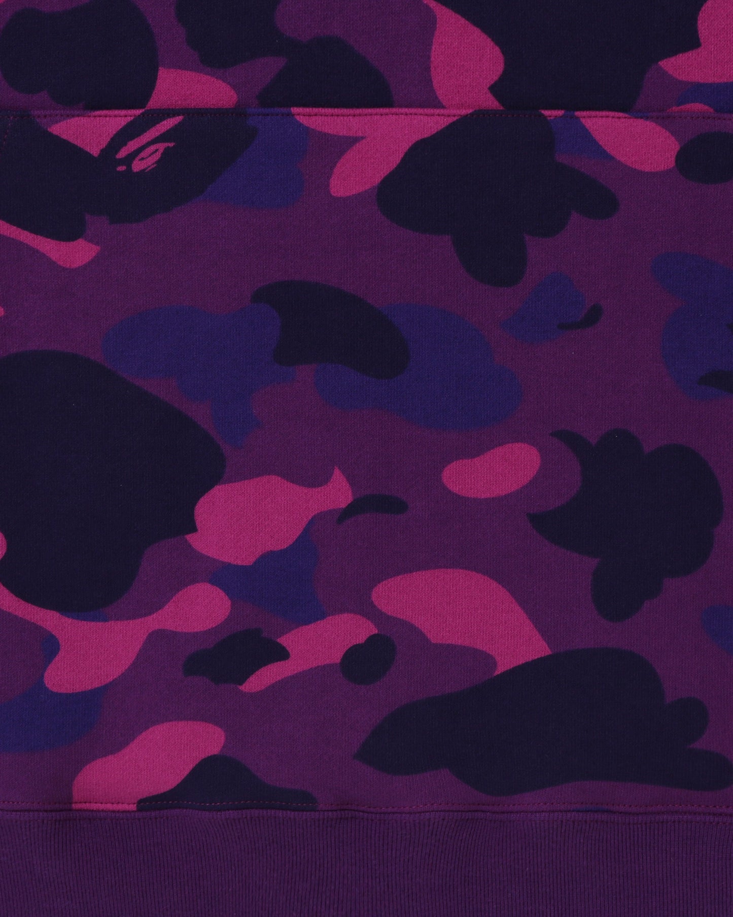 Undefeated Clothing - BAPE COLOR CAMO ONE POINT APE HEAD PULLOVER HOODIE - PURPLE