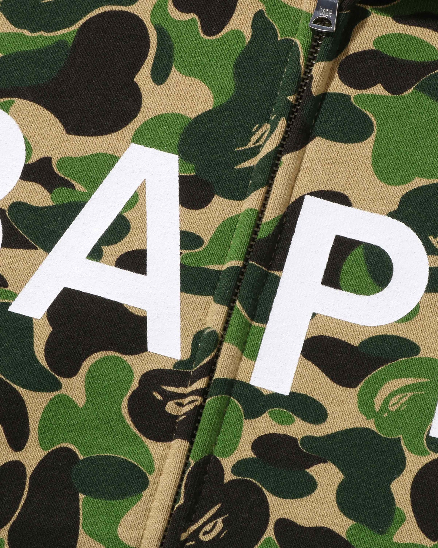 Undefeated Clothing - BAPE ABC CAMO BAPE FULL ZIP HOODIE - GREEN