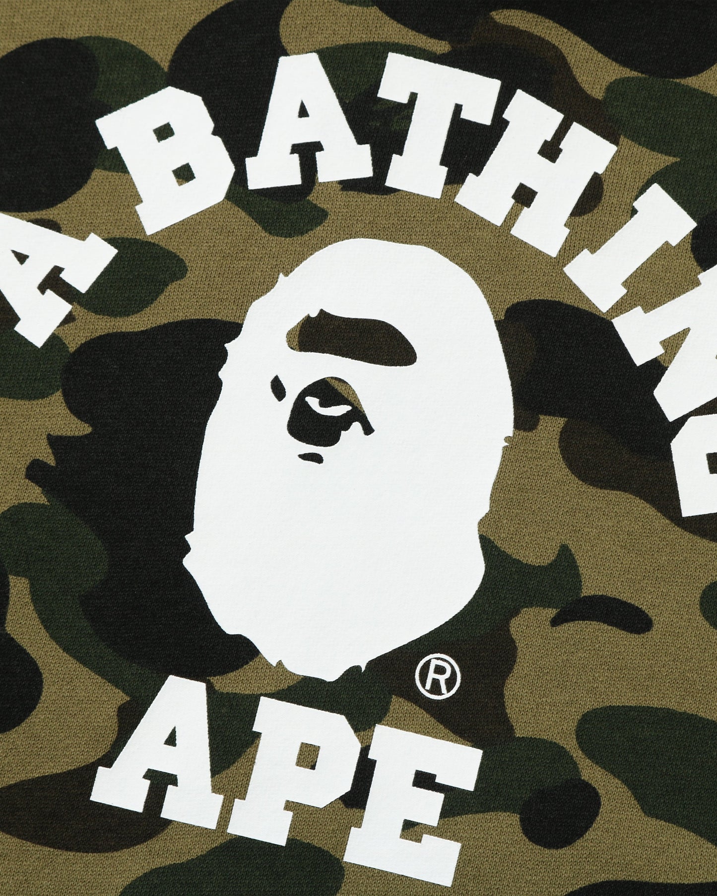Undefeated Clothing - BAPE 1ST CAMO COLLEGE PULLOVER HOODIE