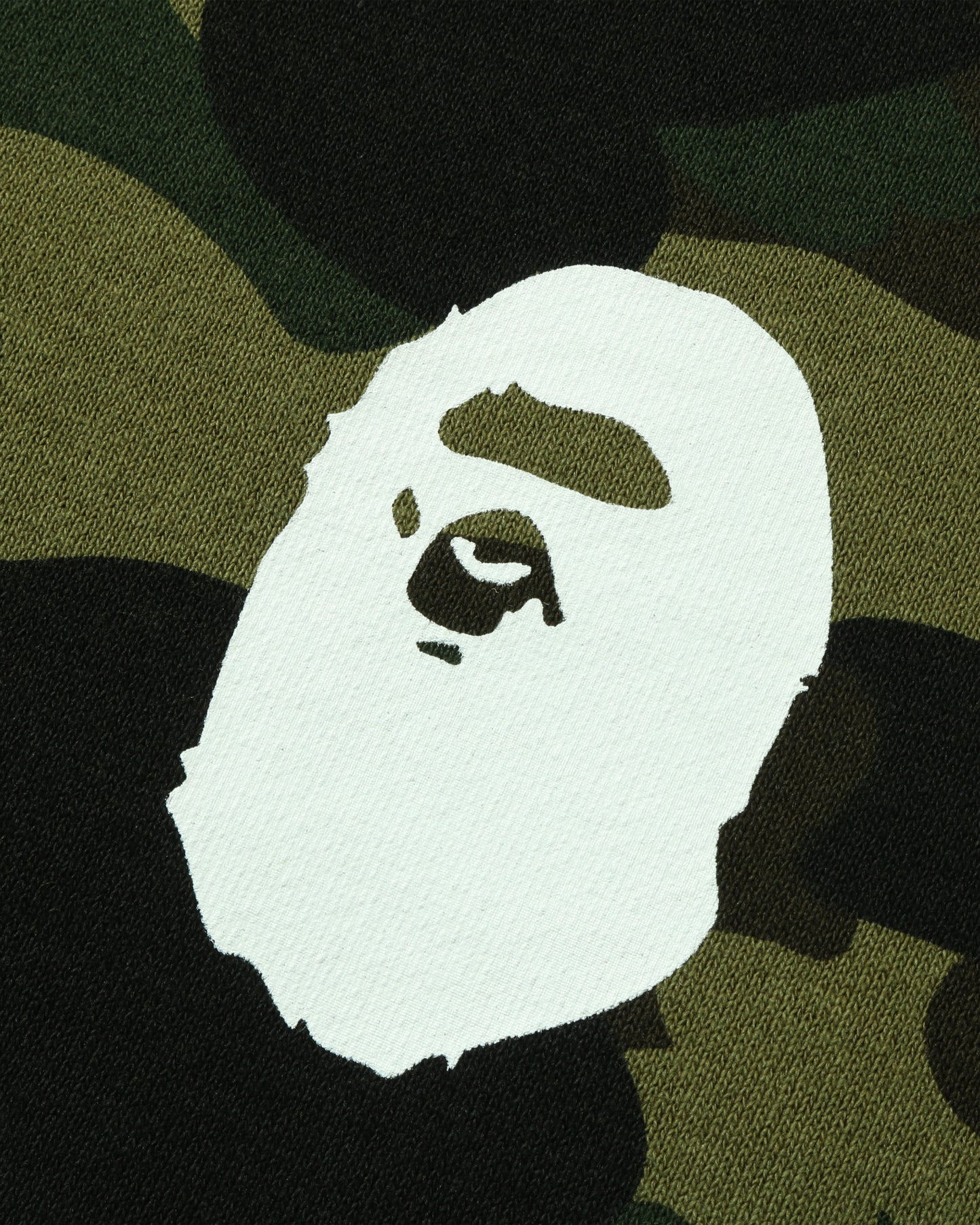 Undefeated Clothing - BAPE 1ST CAMO APE HEAD CREWNECK - GREEN