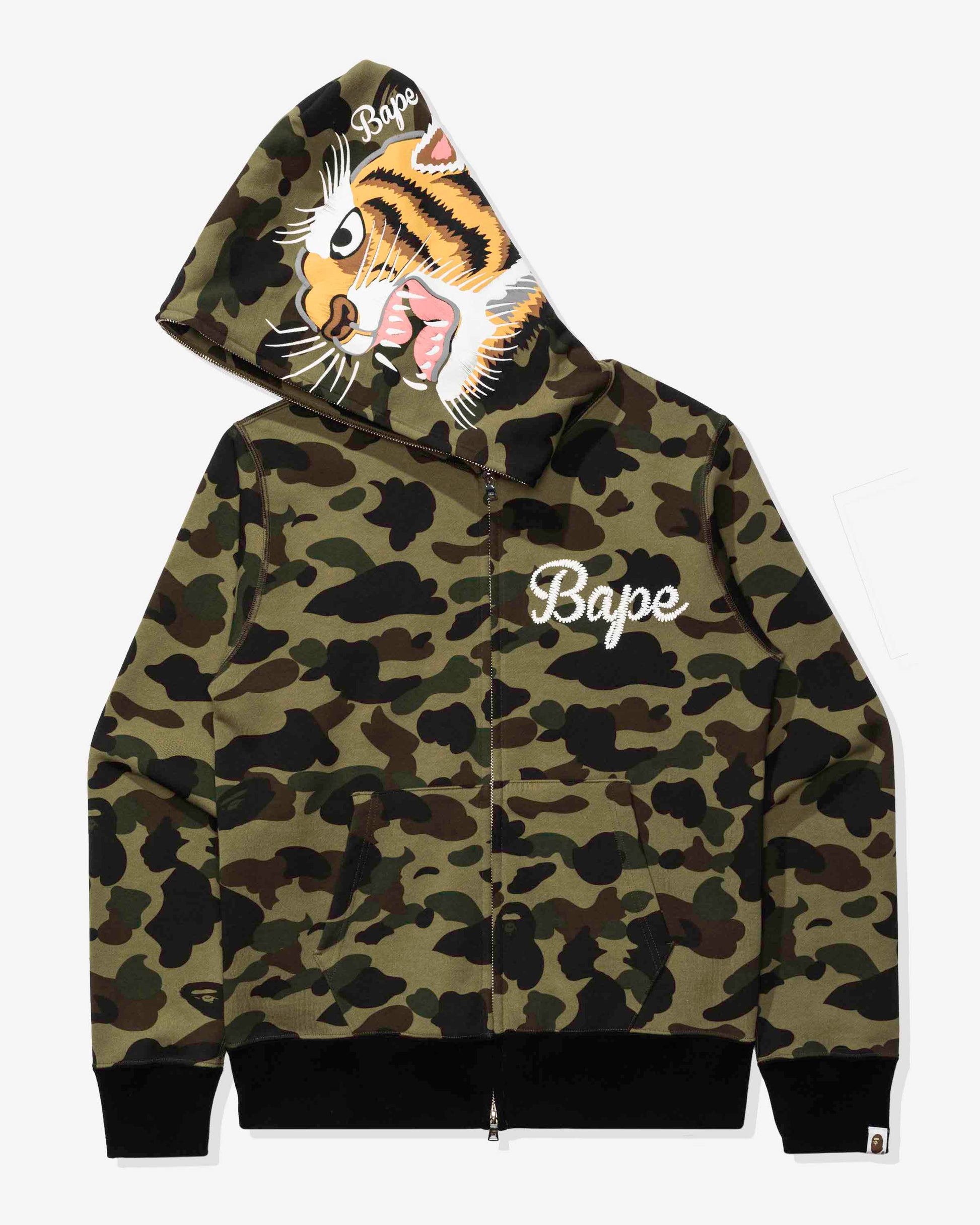 Undefeated Clothing - BAPE 1ST CAMO TIGER FULL ZIP HOODIE