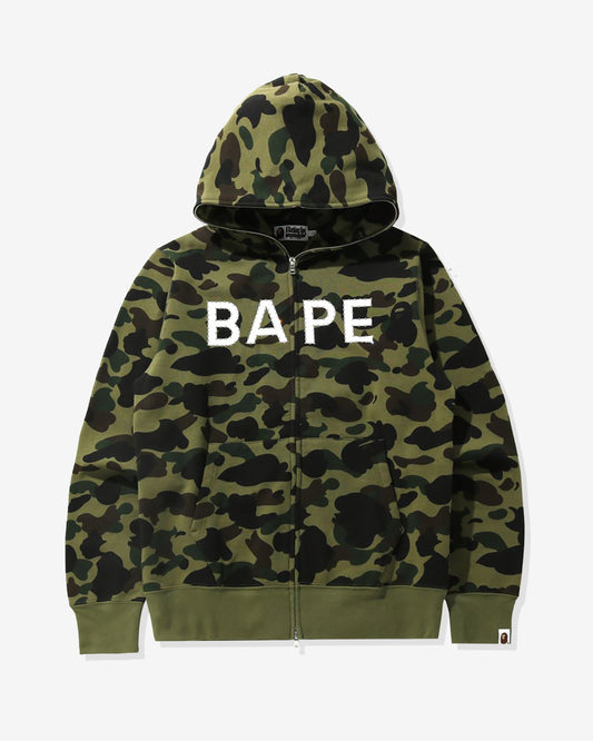Undefeated Clothing - BAPE 1ST CAMO CRYSTAL STONE FULL ZIP HOODIE