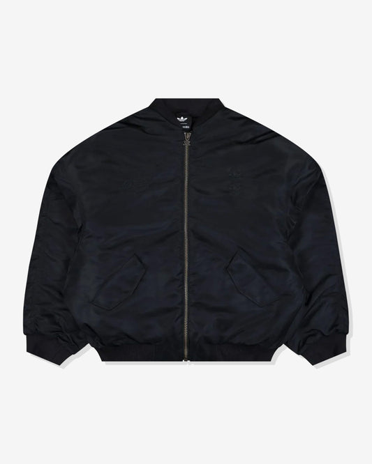 Undefeated Clothing - ADIDAS X WILLY CHAVARRIA SATIN BOMBER JACKET - BLACK