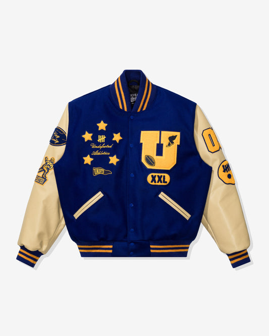 Undefeated Clothing - UNDEFEATED X SETTLEMIER'S VARSITY JACKET - ROYALBLUE