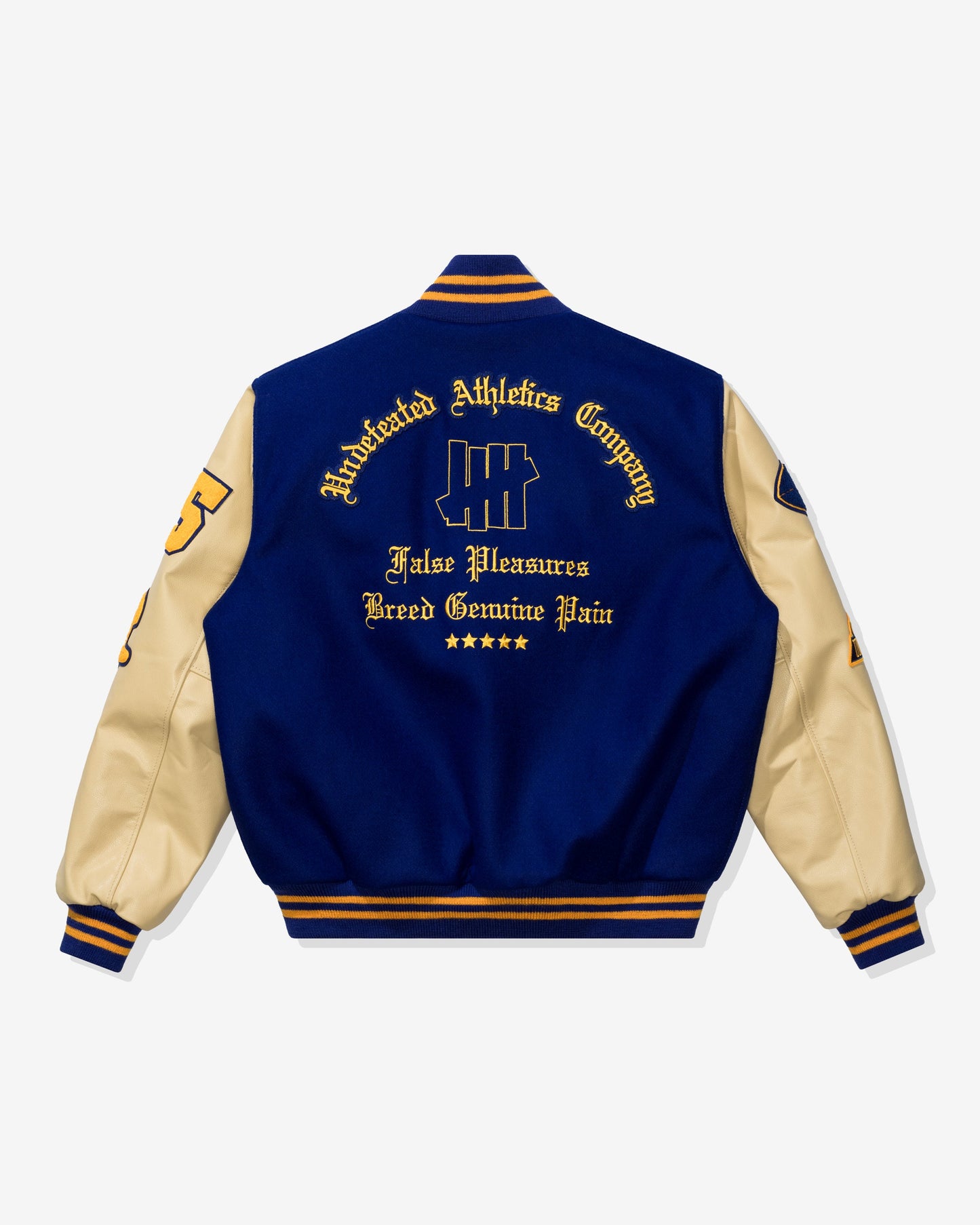 Undefeated Clothing - UNDEFEATED X SETTLEMIER'S VARSITY JACKET - ROYALBLUE