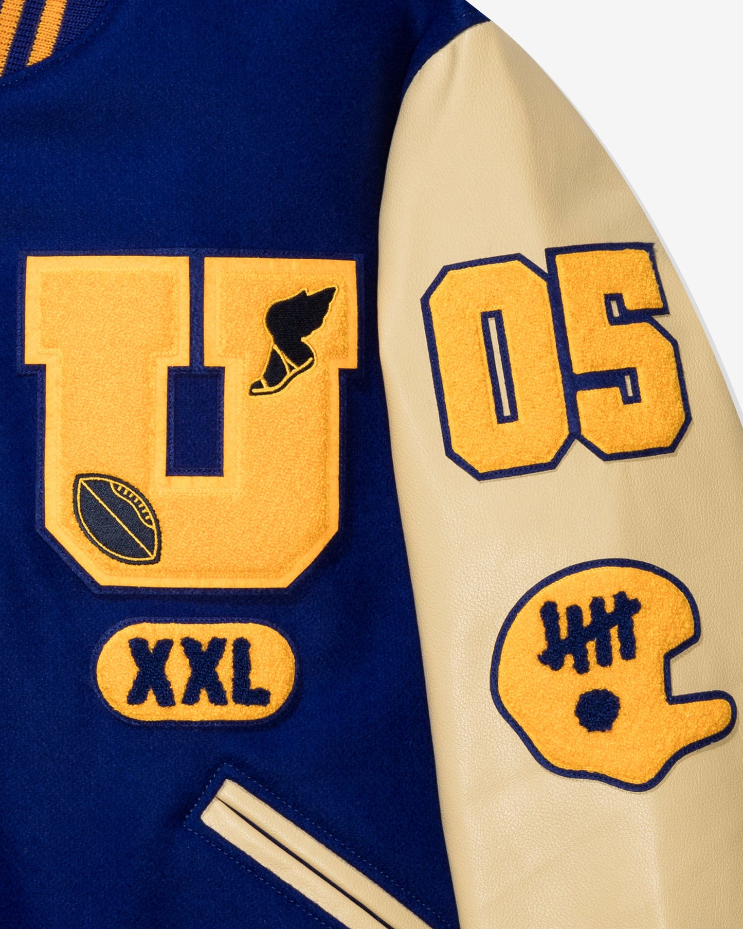 Undefeated Clothing - UNDEFEATED X SETTLEMIER'S VARSITY JACKET - ROYALBLUE