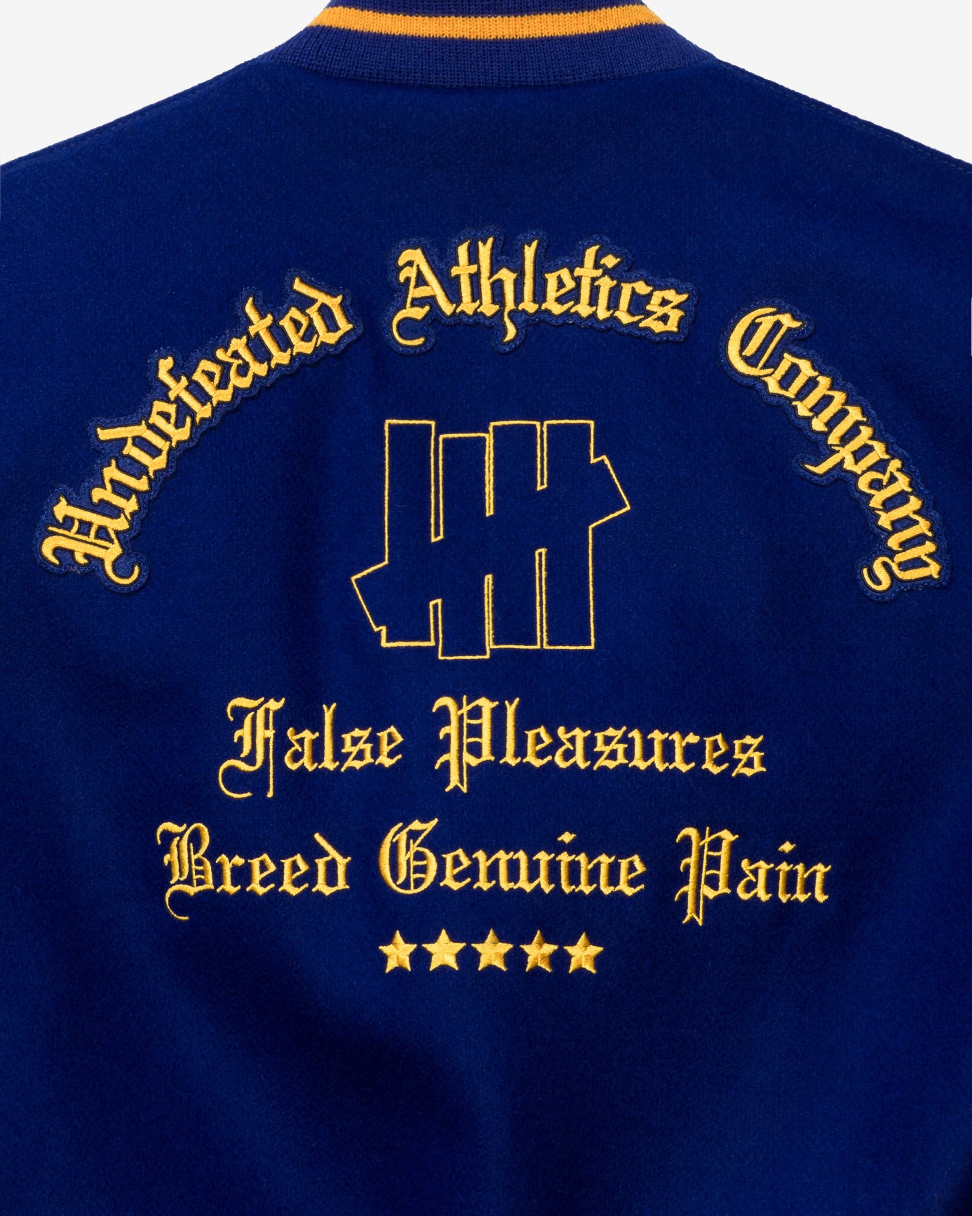 Undefeated Clothing - UNDEFEATED X SETTLEMIER'S VARSITY JACKET - ROYALBLUE