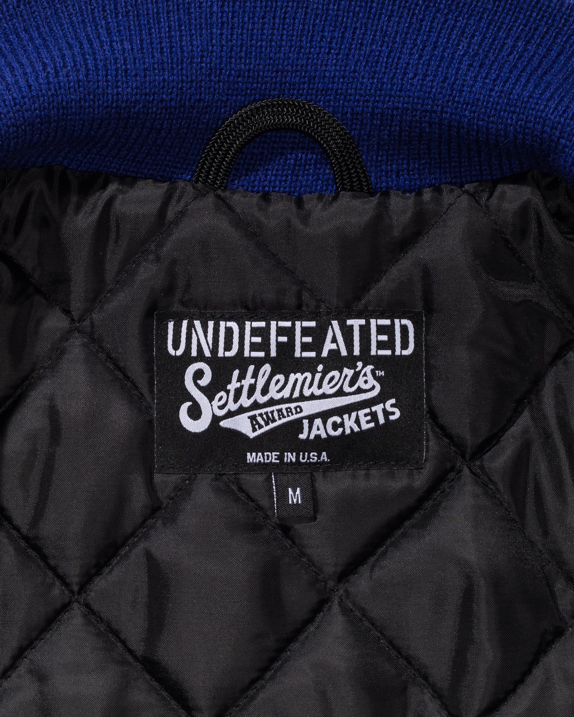 Undefeated Clothing - UNDEFEATED X SETTLEMIER'S VARSITY JACKET - ROYALBLUE