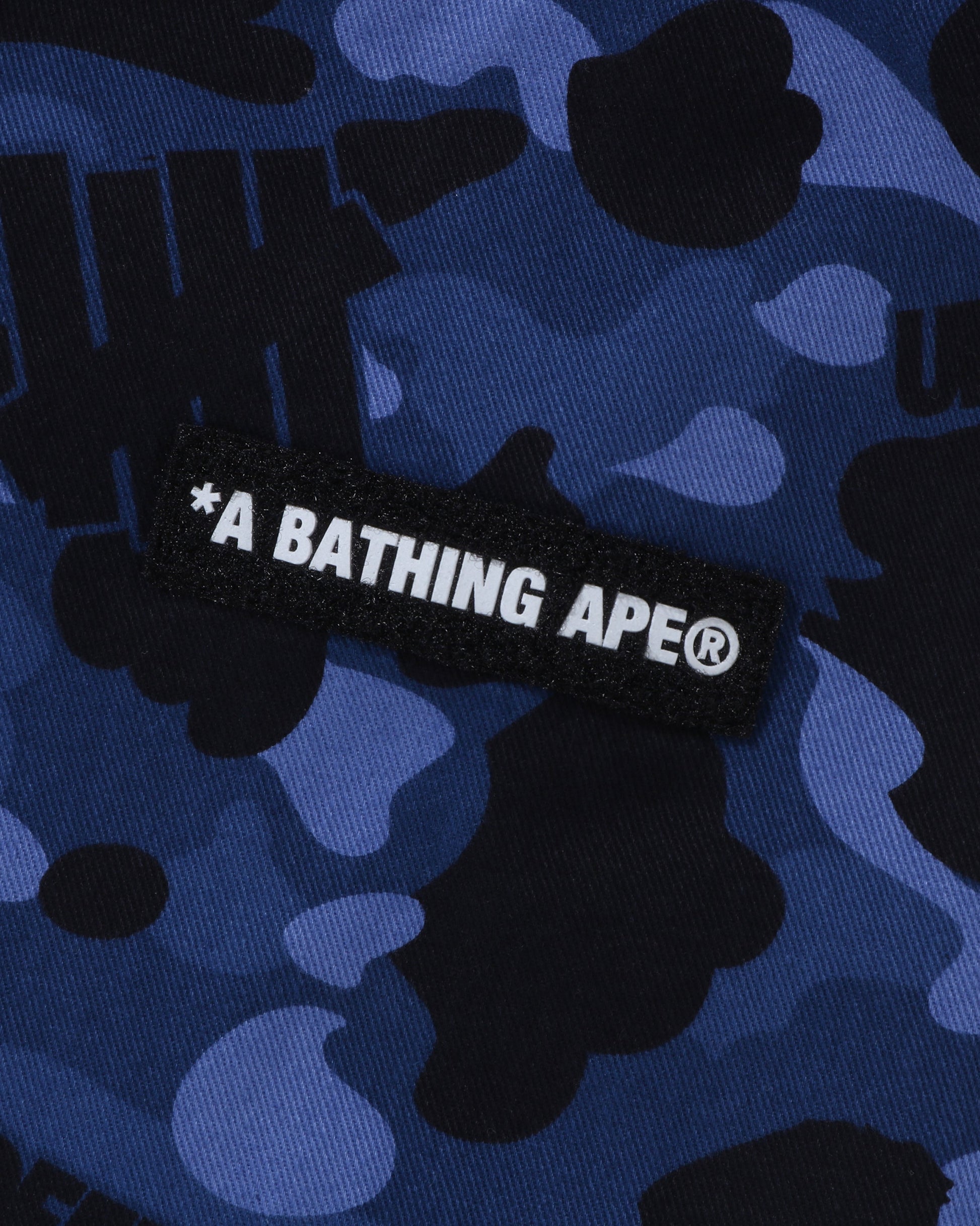 Undefeated Clothing - BAPE X UNDEFEATED COLOR CAMO FLANNEL JACKET - NAVY