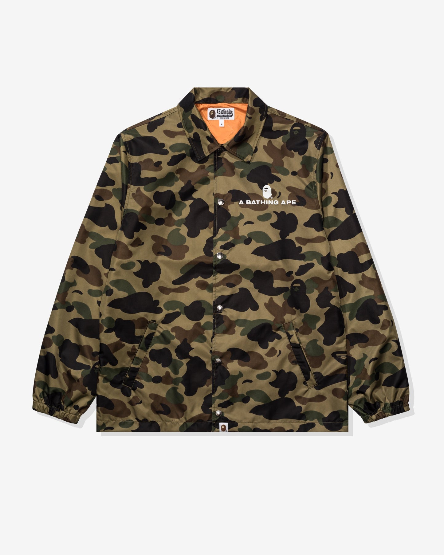 Undefeated Clothing - BAPE 1ST CAMO NYLON TWILL COACH JACKET