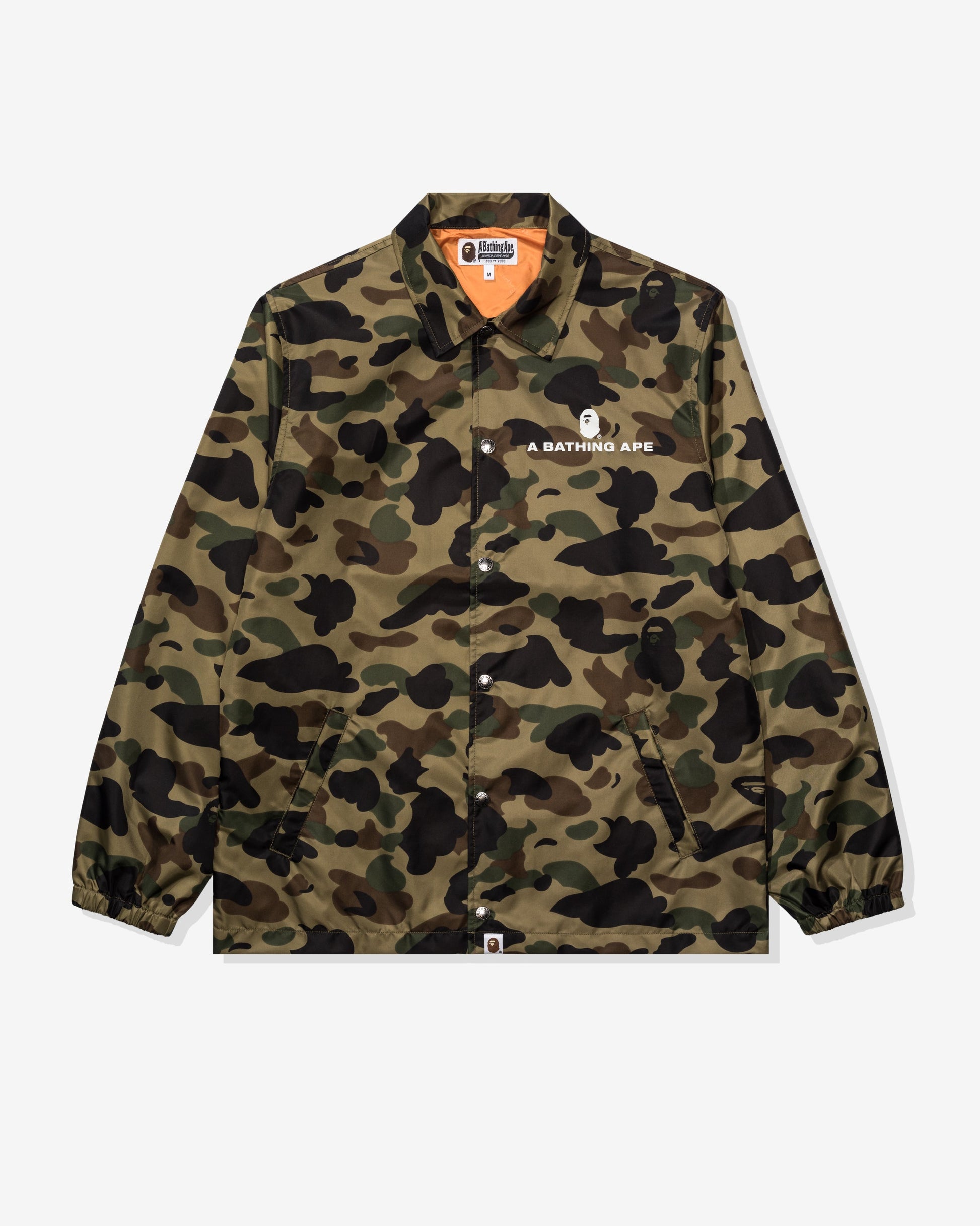 Undefeated Clothing - BAPE 1ST CAMO NYLON TWILL COACH JACKET