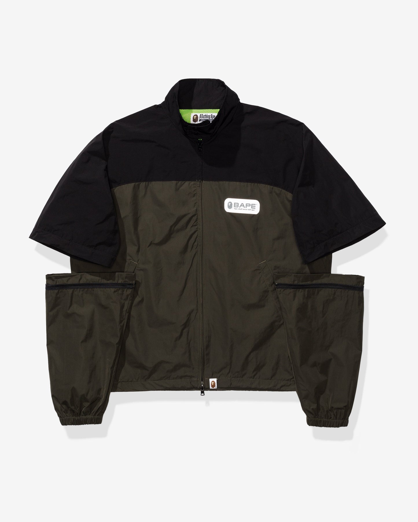 Undefeated Clothing - BAPE DETACHABLE SLEEVE JACKET - GREEN