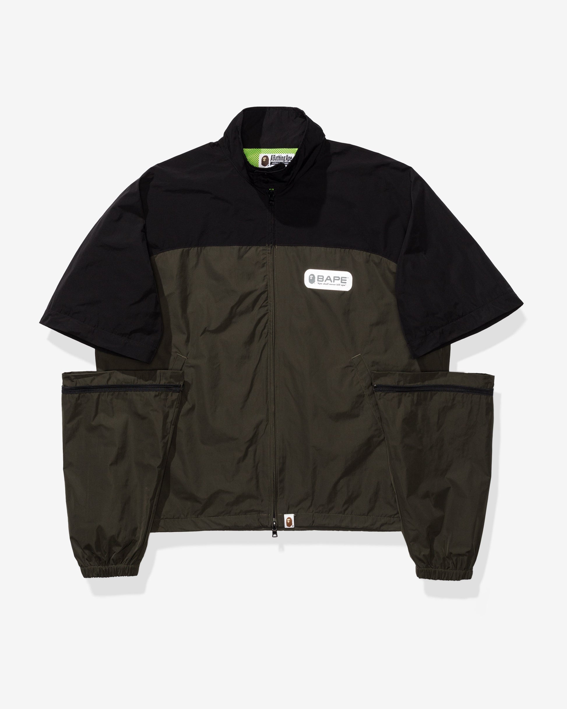 Undefeated Clothing - BAPE DETACHABLE SLEEVE JACKET - GREEN