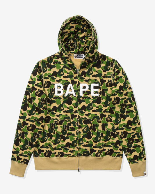 Undefeated Clothing - BAPE ABC CAMO SWAROVSKI FULL ZIP HOODIE - GREEN