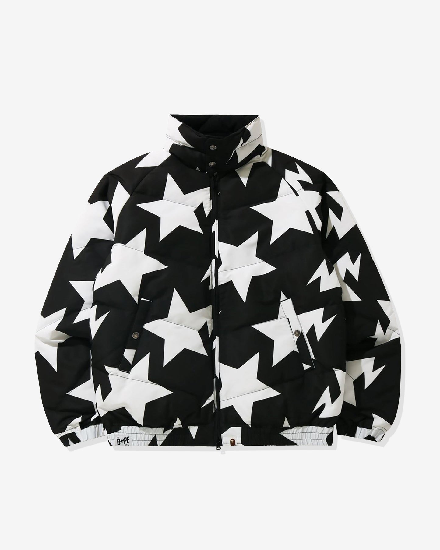 Undefeated Clothing - BAPE STA PATTERN DOWN JACKET - BLACK