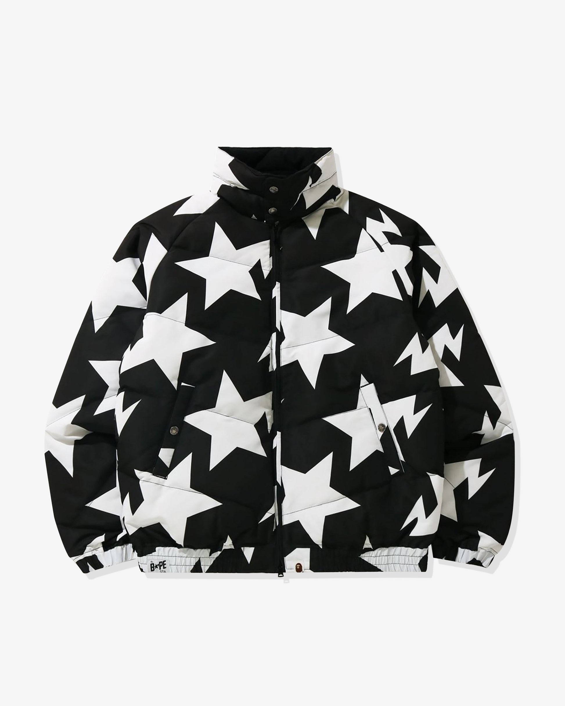 Undefeated Clothing - BAPE STA PATTERN DOWN JACKET - BLACK