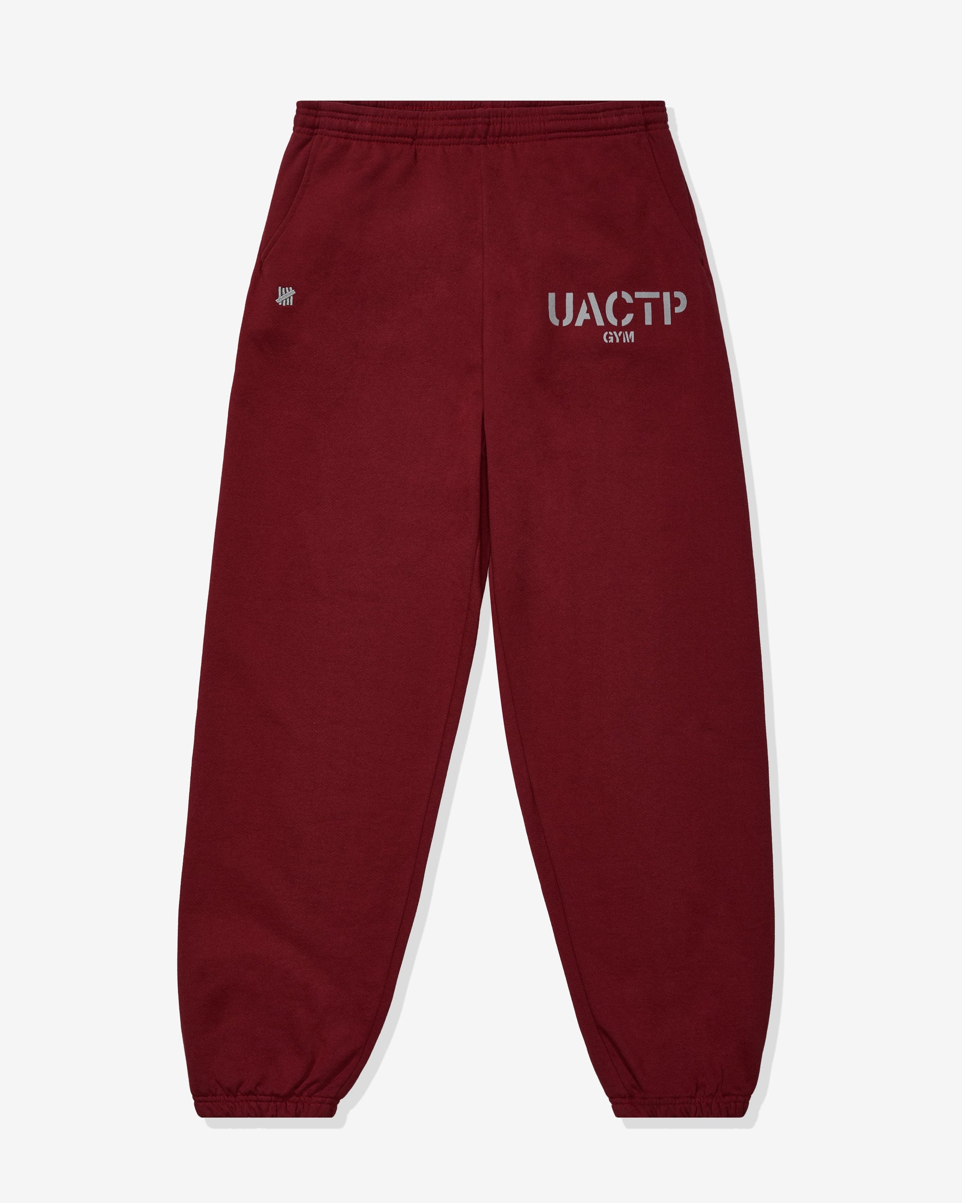 Undefeated Clothing - UACTP STENCIL GYM SWEATPANT - BURGUNDY