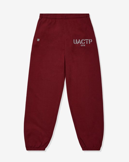 Undefeated Clothing - UACTP STENCIL GYM SWEATPANT - BURGUNDY