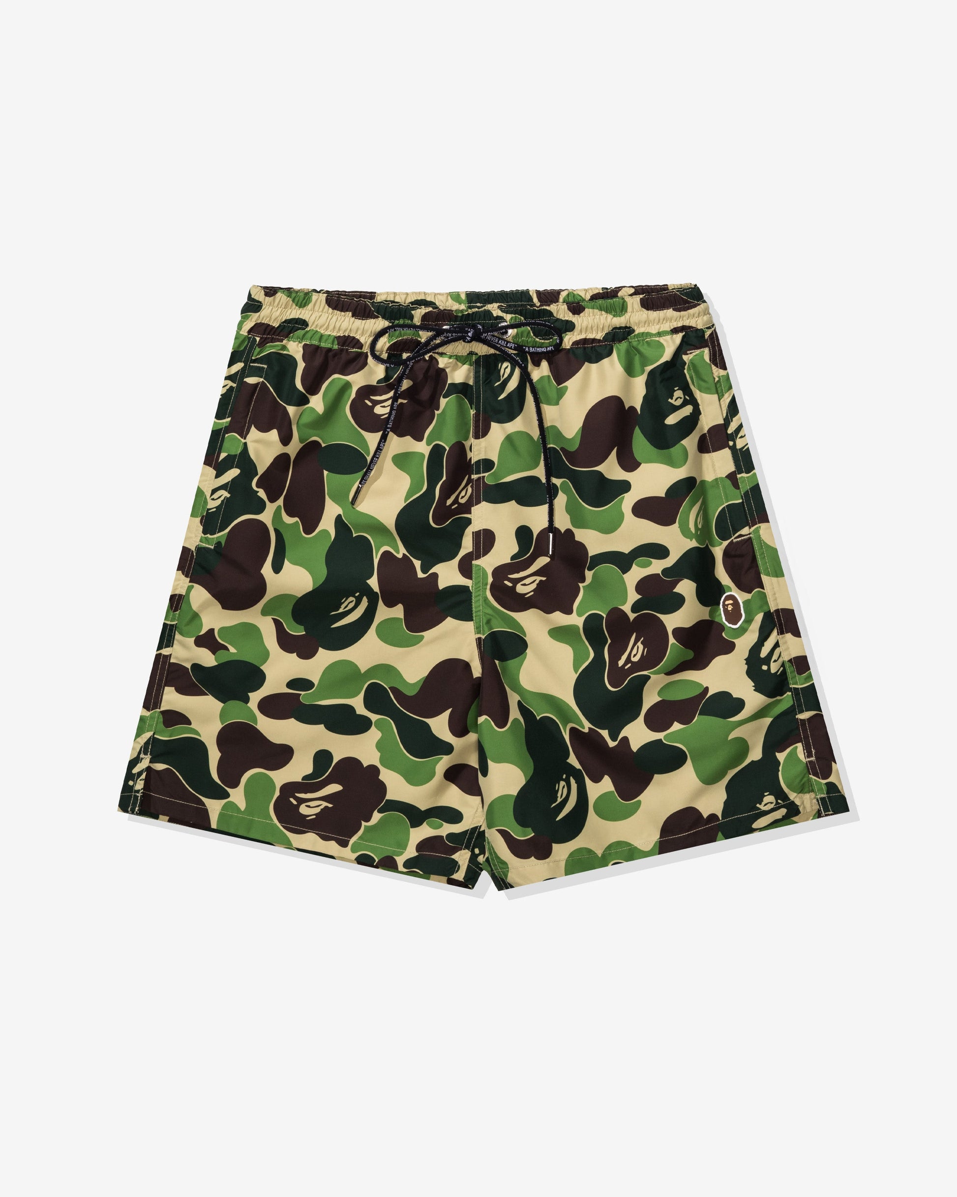 Undefeated Clothing - BAPE ABC CAMO ONE POINT RELAXED FIT WATER SHORTS - GREEN