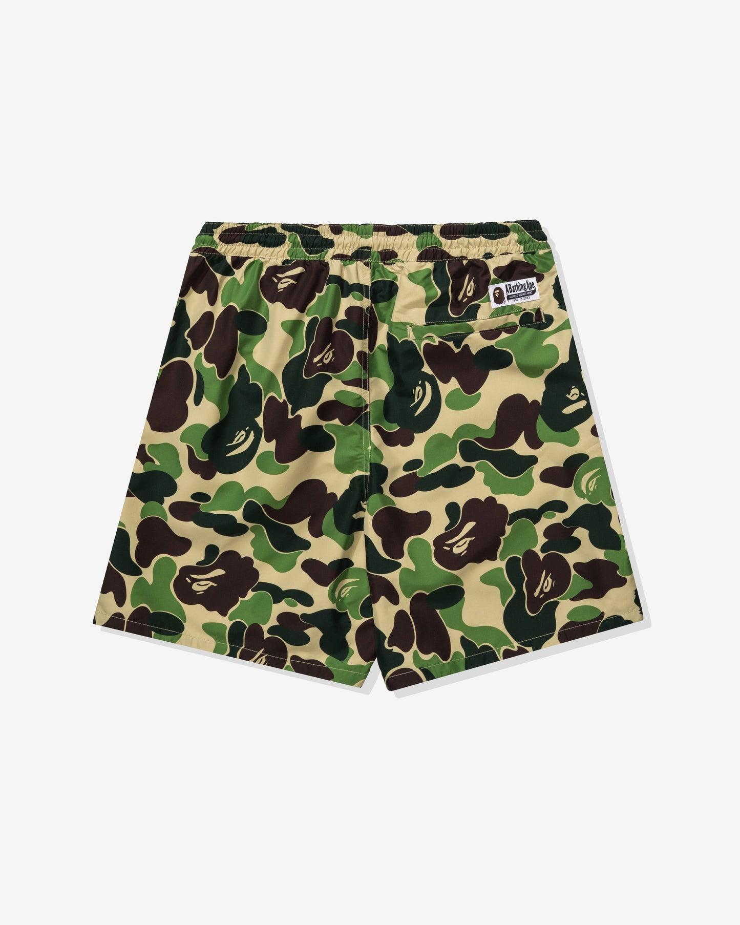 Undefeated Clothing - BAPE ABC CAMO ONE POINT RELAXED FIT WATER SHORTS - GREEN