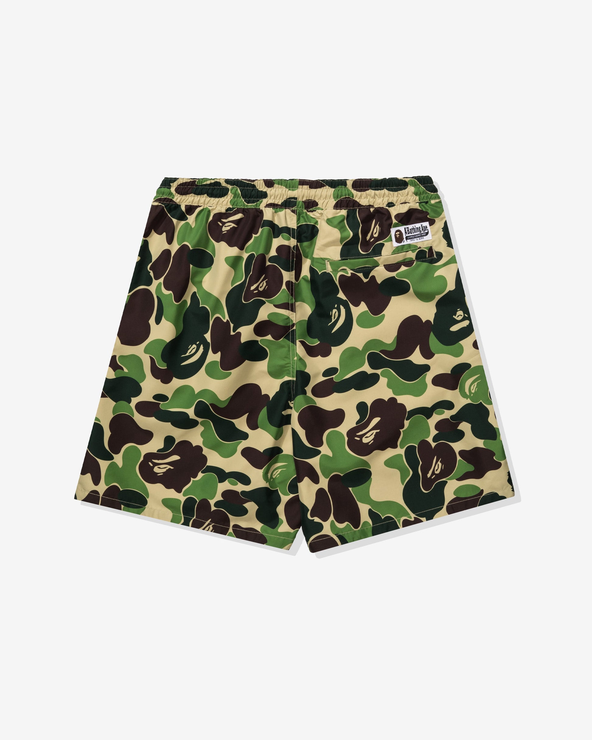 Undefeated Clothing - BAPE ABC CAMO ONE POINT RELAXED FIT WATER SHORTS - GREEN