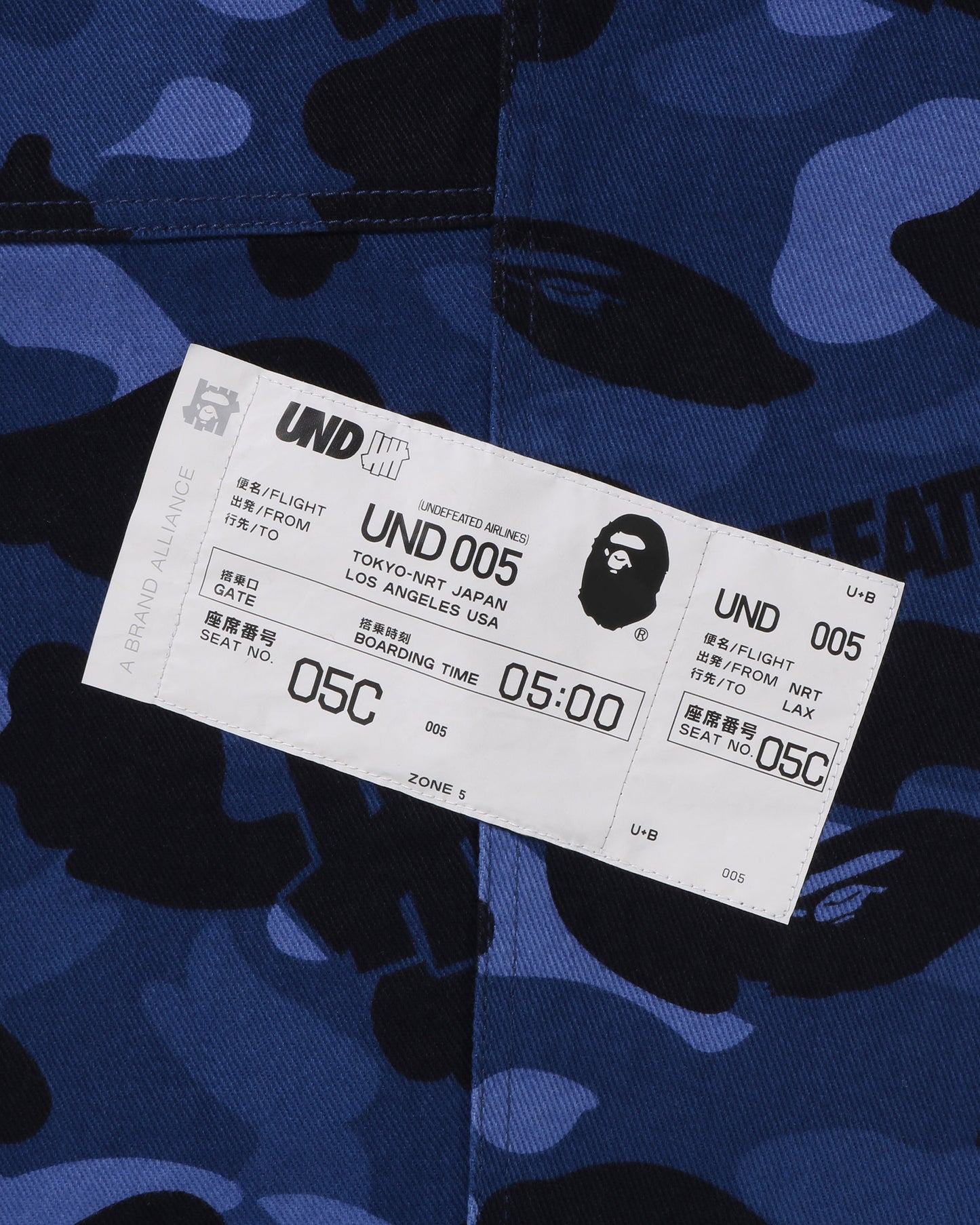 Undefeated Clothing - BAPE X UNDEFEATED COLOR CAMO FLANNEL PANTS