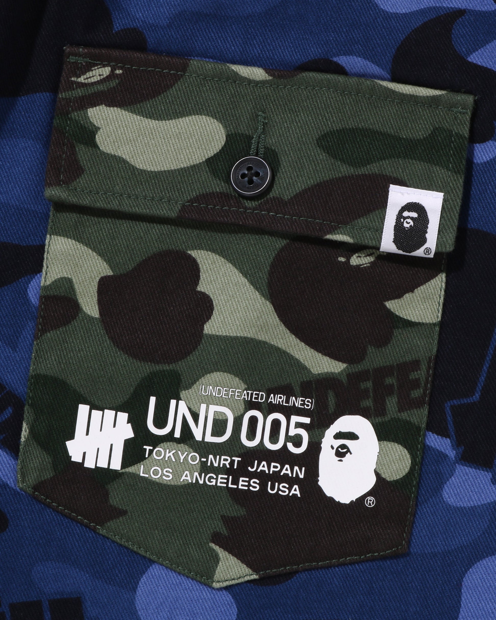 Undefeated Clothing - BAPE X UNDEFEATED COLOR CAMO FLANNEL PANTS