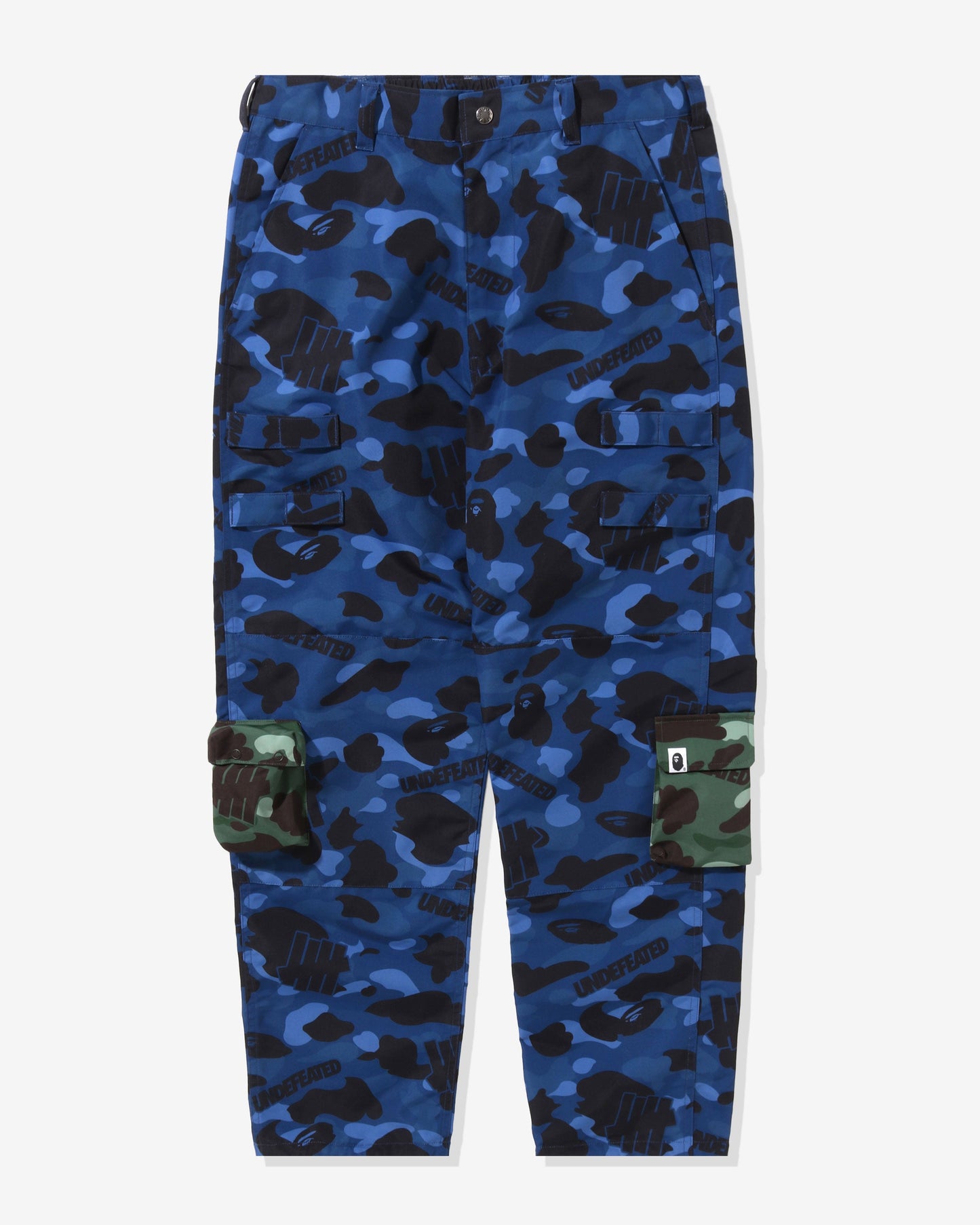 Undefeated Clothing - BAPE X UNDEFEATED MULTI POUCH POCKET PANTS - NAVY