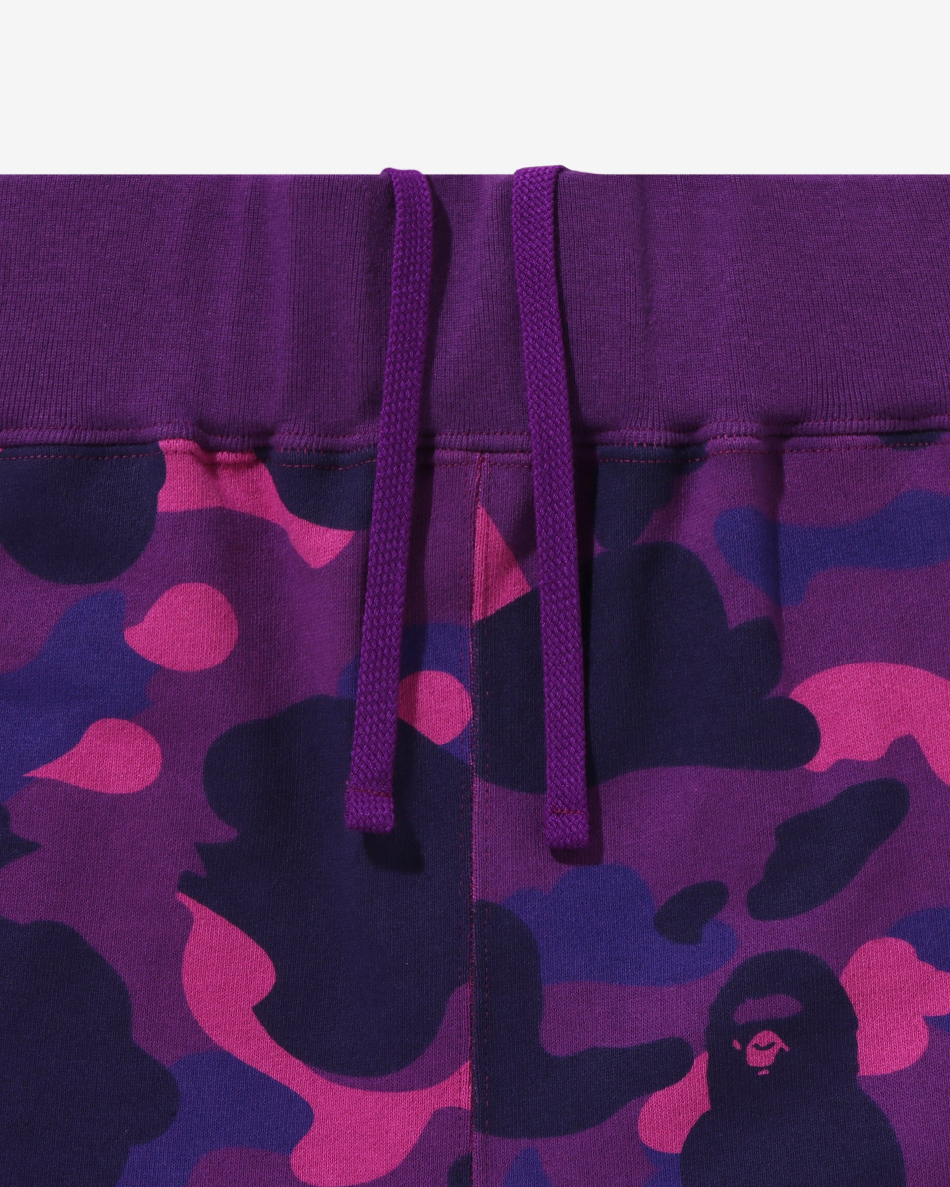 Undefeated Clothing - BAPE COLOR CAMO SWEAT PANTS - PURPLE
