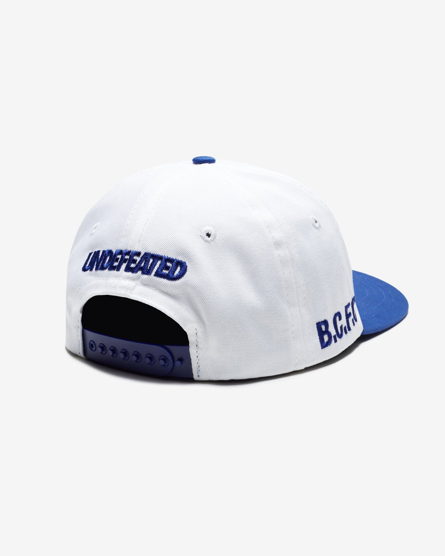 Undefeated Accessories - UNDEFEATED X BCFC SNAPBACK - WHITE/BLUE
