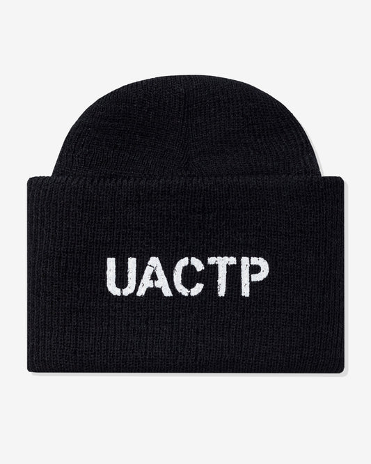 Undefeated Accessories - UACTP X GARDAR EIDE EINARSSON STENCIL WATCH CAP - BLACK