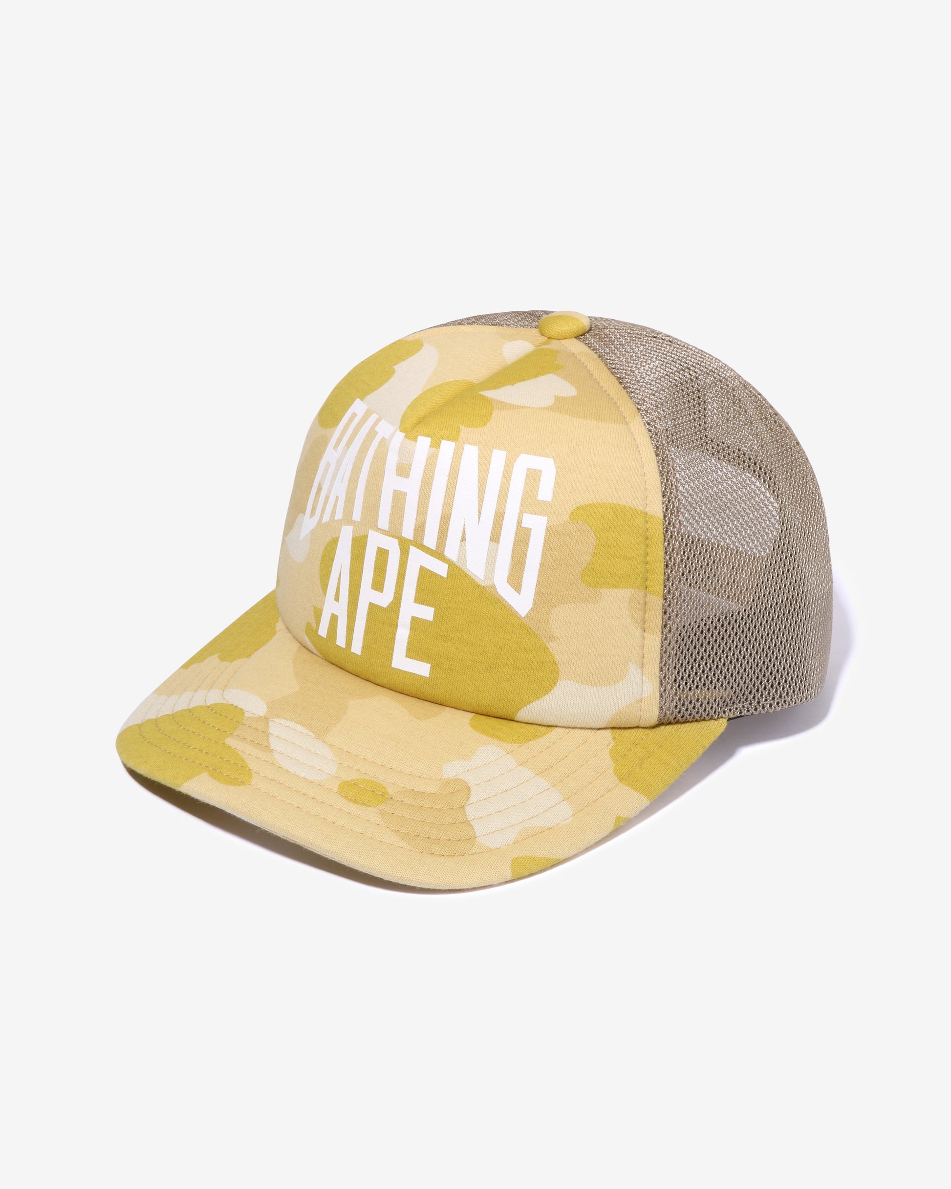 Undefeated Accessories - BAPE COLOR CAMO NYC LOGO MESH CAP - YELLOW