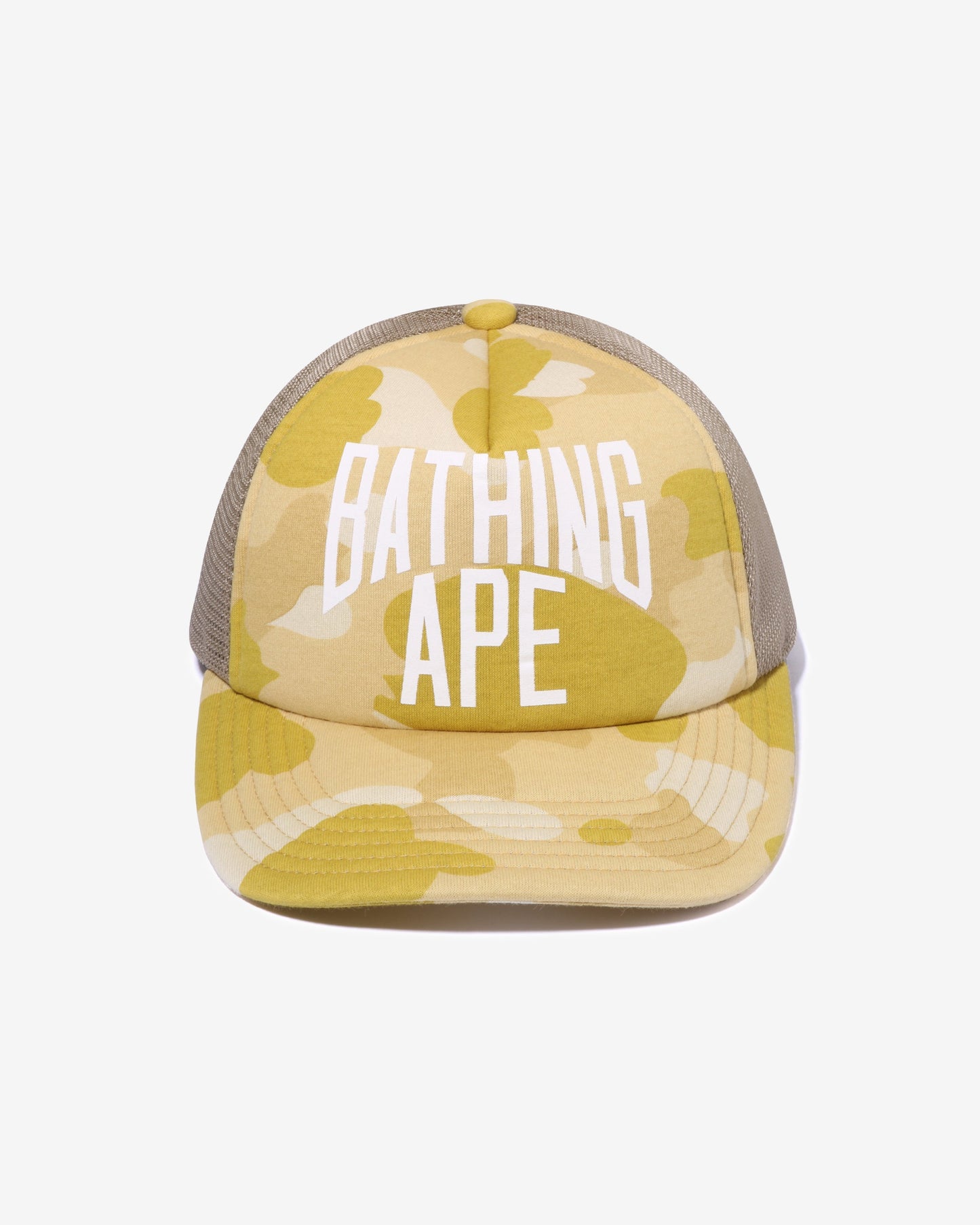 Undefeated Accessories - BAPE COLOR CAMO NYC LOGO MESH CAP - YELLOW