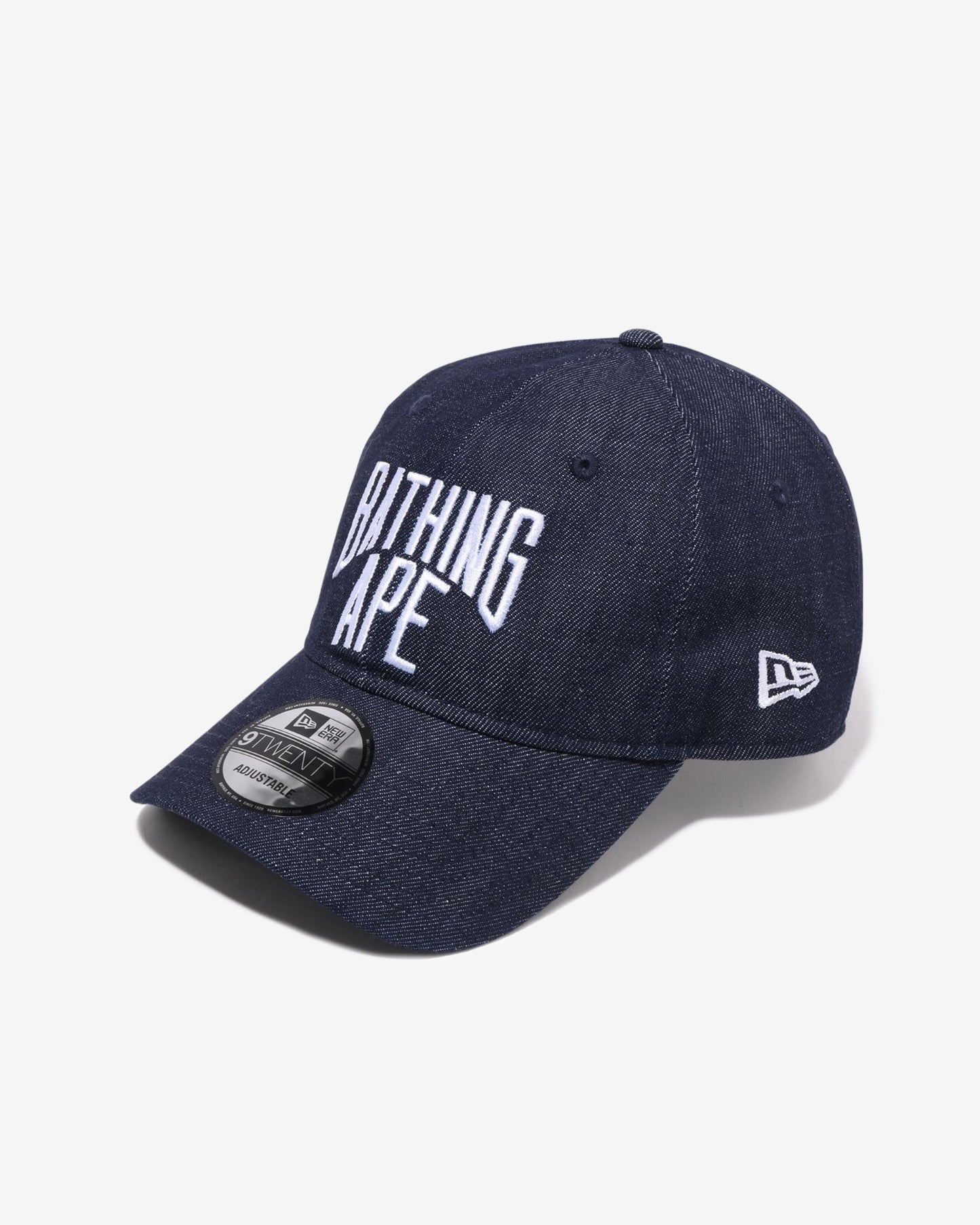 Undefeated Accessories - BAPE NYC LOGO DENIM NEW ERA 9TWENTY CAP - INDIGO