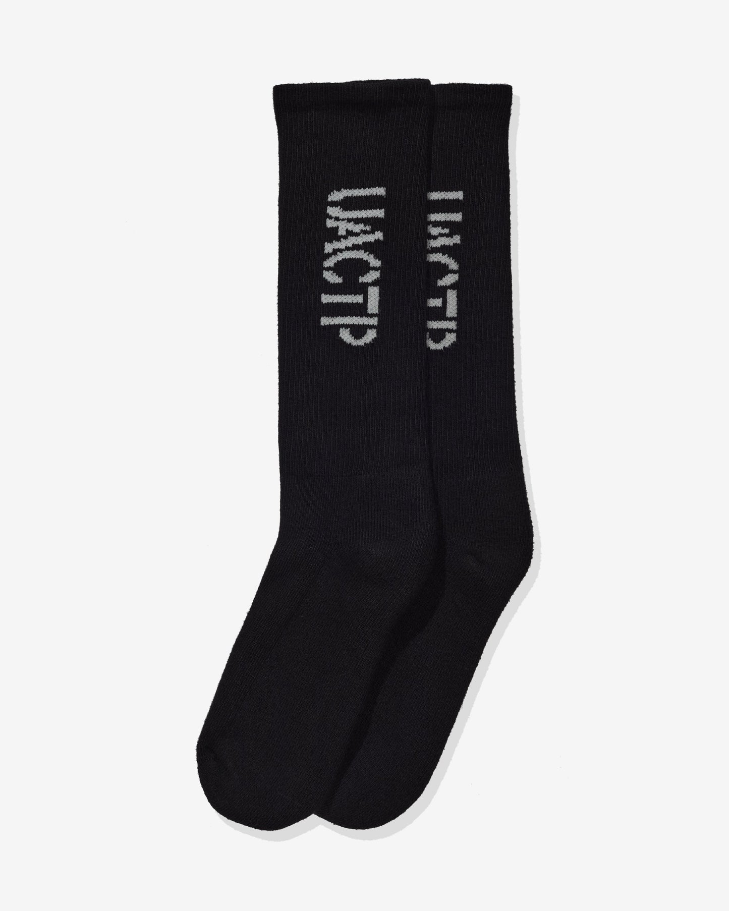 Undefeated Accessories - UACTP STENCIL CREW SOCK - BLACK