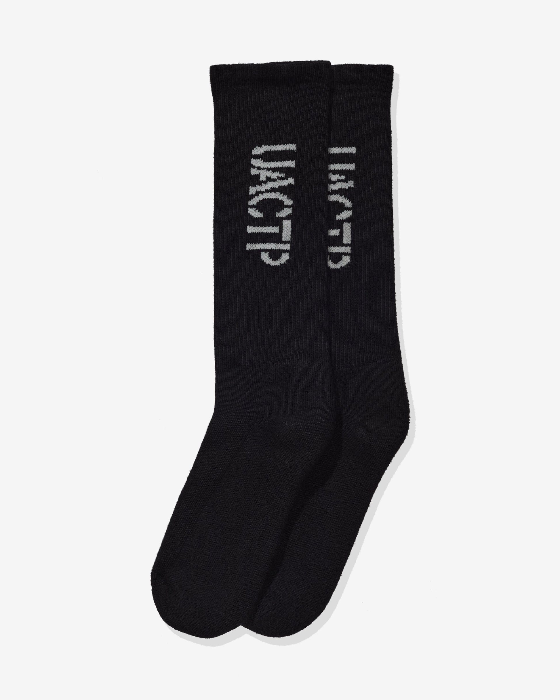 Undefeated Accessories - UACTP STENCIL CREW SOCK - BLACK