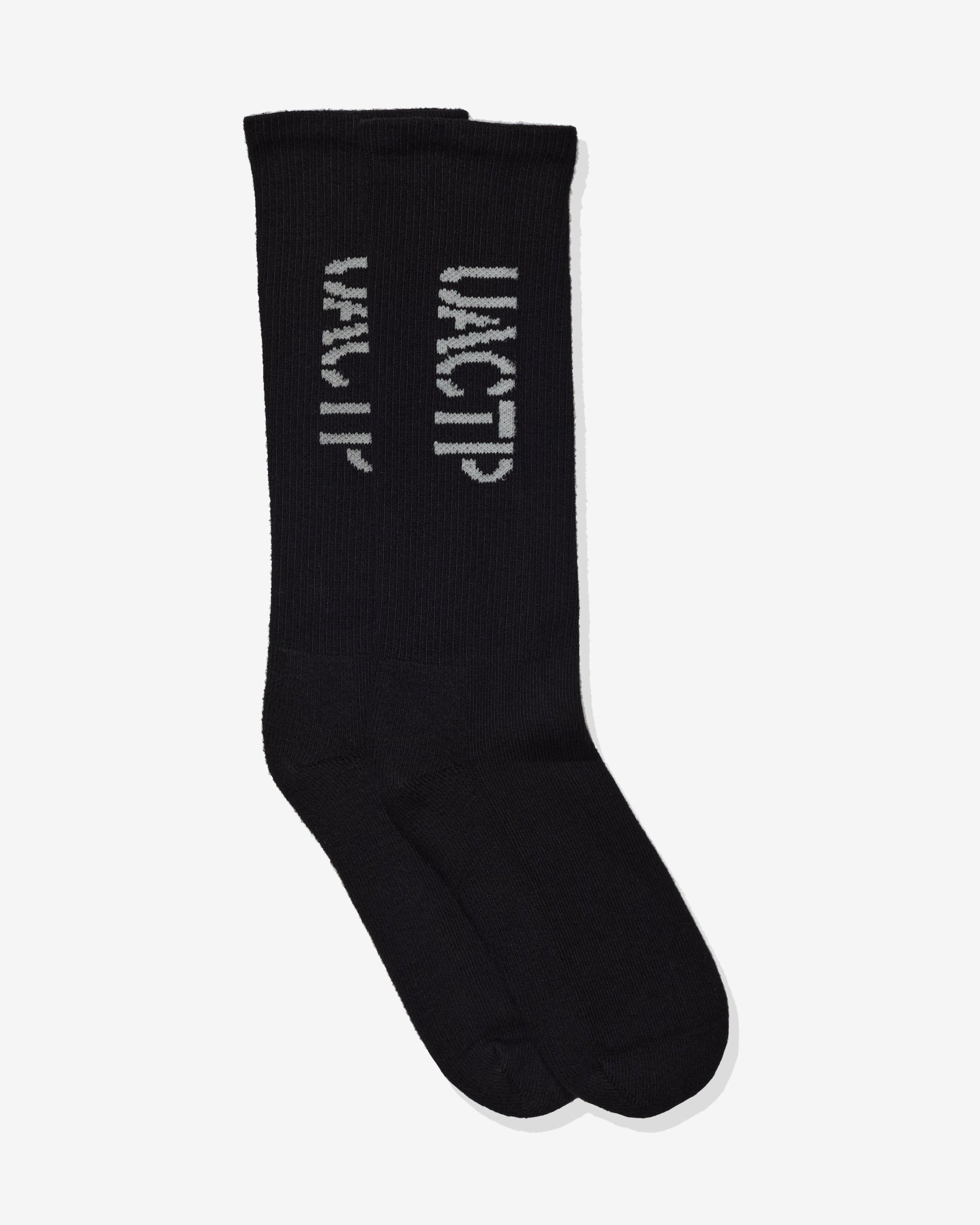 Undefeated Accessories - UACTP STENCIL CREW SOCK - BLACK