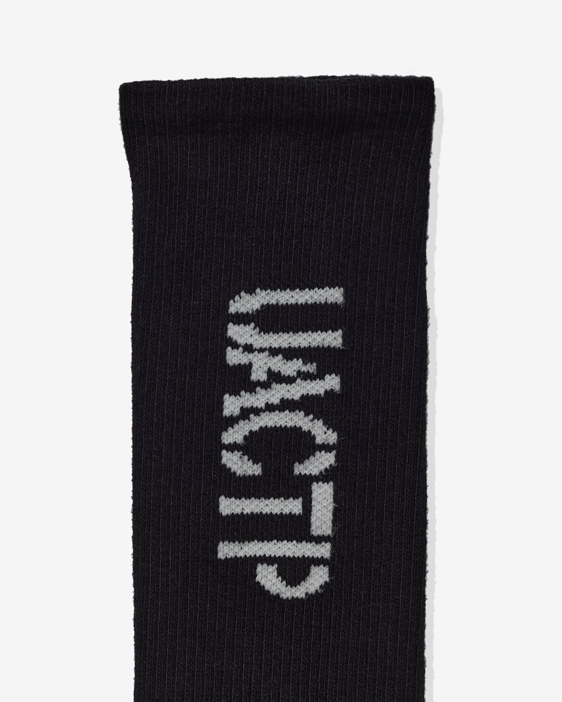 Undefeated Accessories - UACTP STENCIL CREW SOCK - BLACK