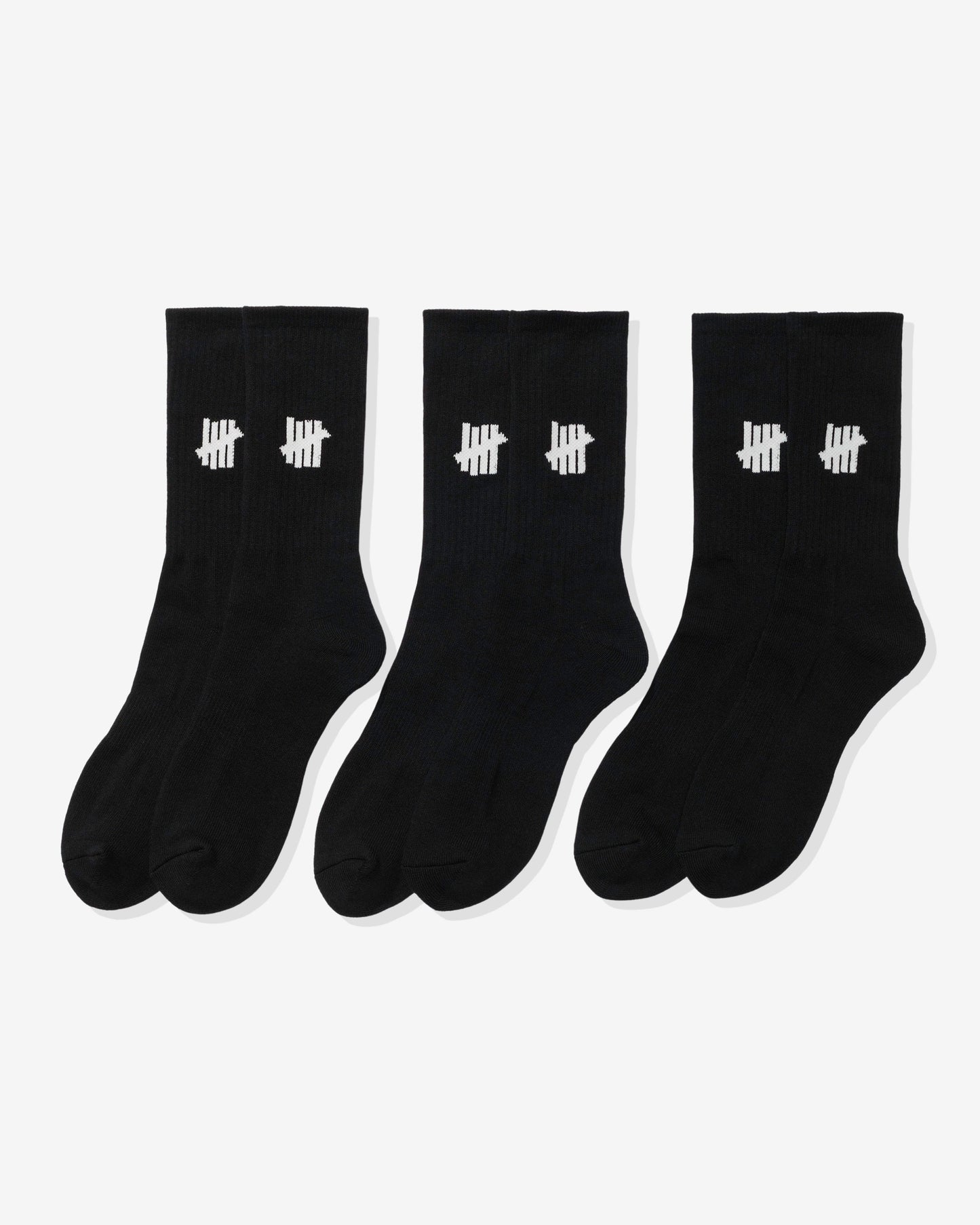 Undefeated Accessories - UNDEFEATED ICON CREW SOCK, 3-PACK